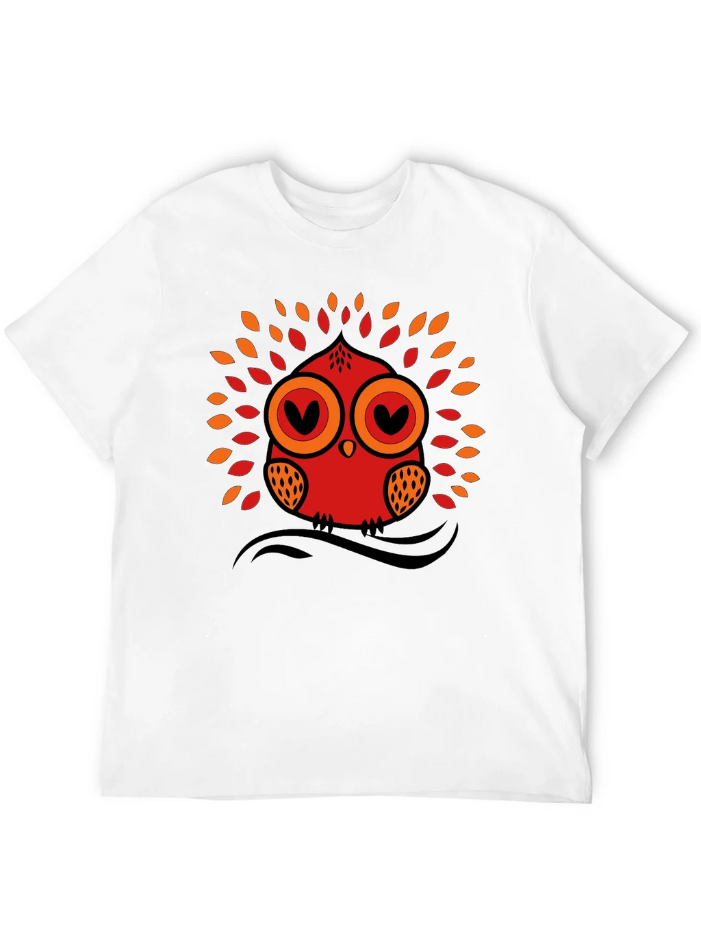 Owl Graphic Tee - Black Short Sleeve T-Shirt product image 10