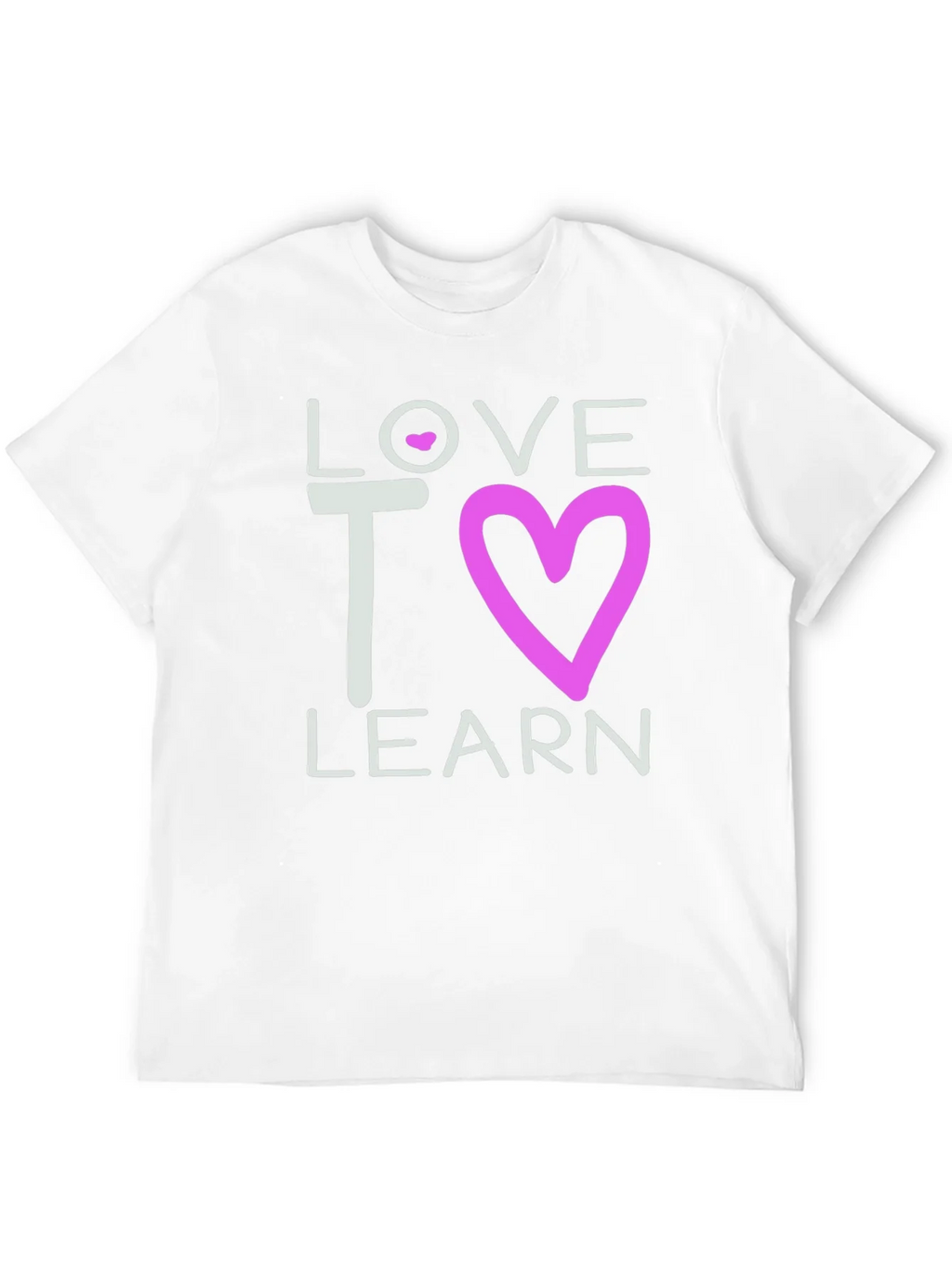 Love to Learn Graphic Tee - Black Cotton T-Shirt product image 7