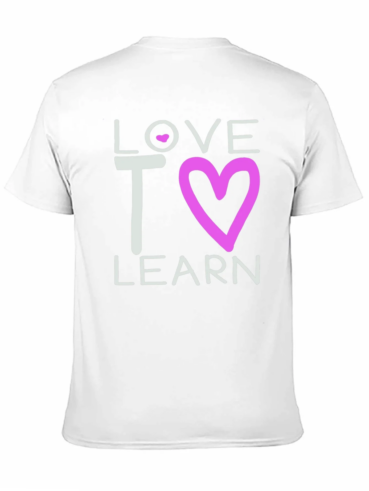 Love to Learn Graphic Tee - Black Cotton T-Shirt product image 6