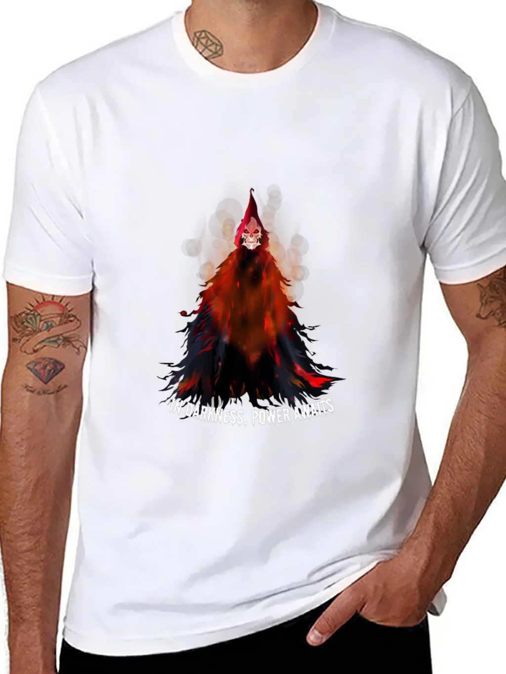 Grim Reaper Graphic Tee - Power in Darkness product image 7