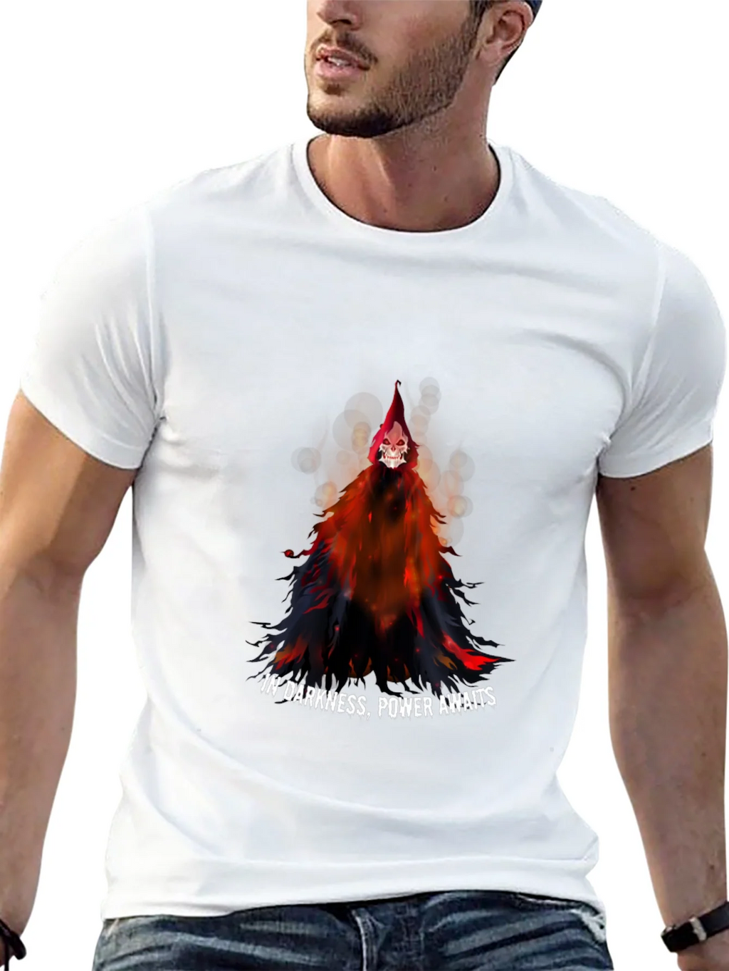 Grim Reaper Graphic Tee - Power in Darkness product image 12