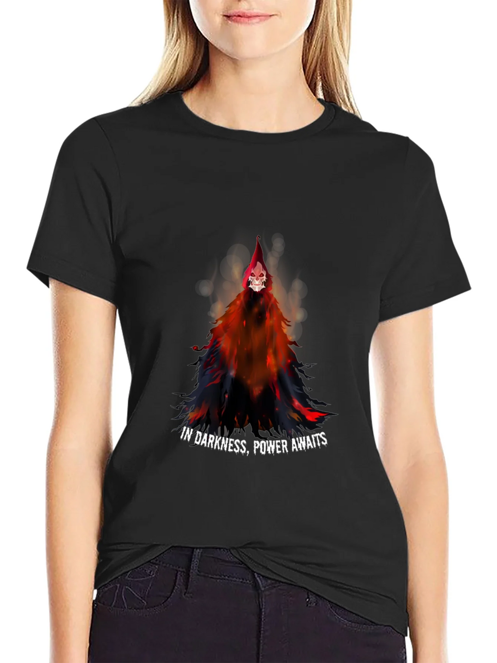 Grim Reaper Graphic Tee - Power in Darkness product image 2