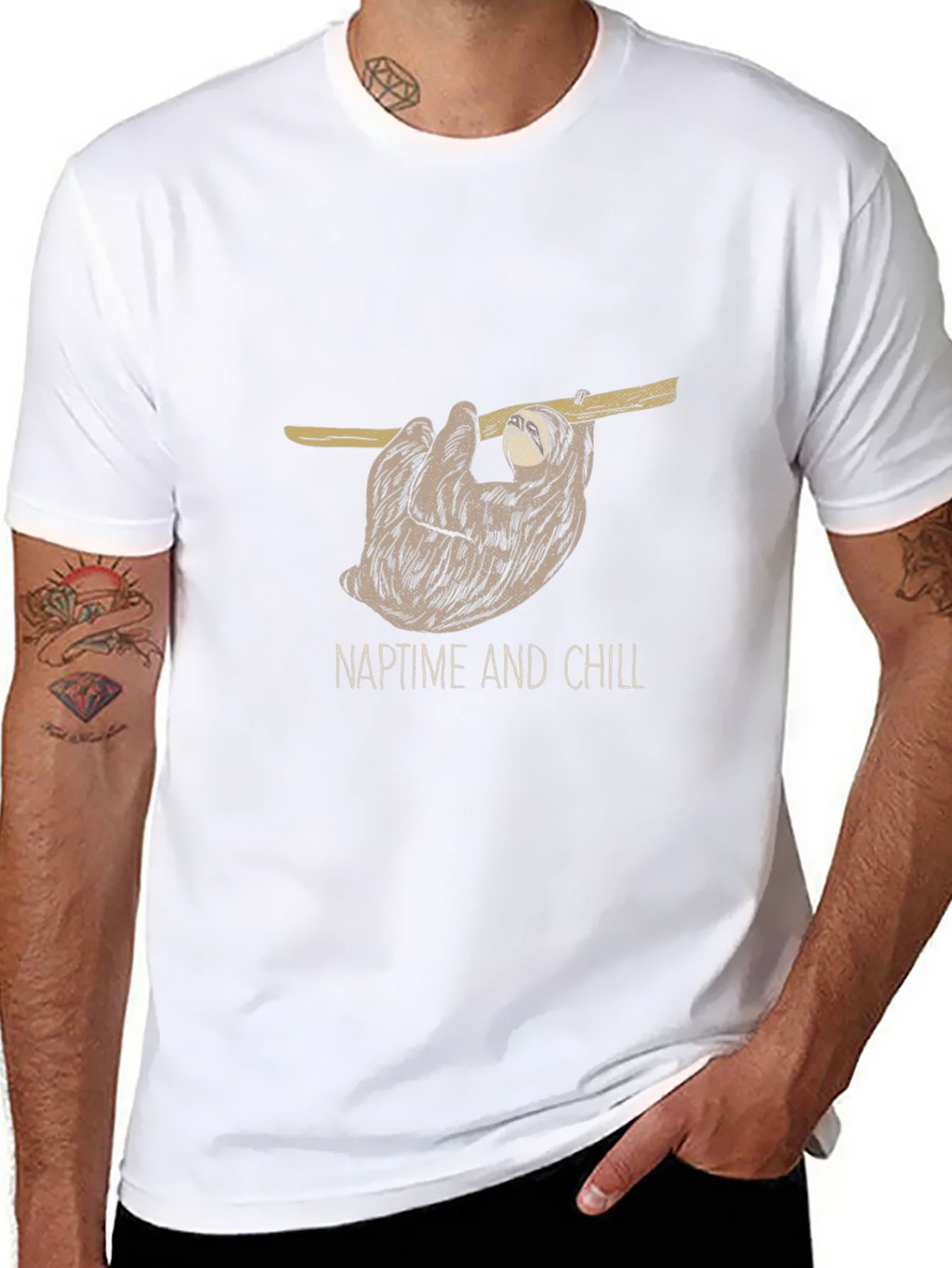 NaptTime And Chill Sloth Graphic T-Shirt product image 7