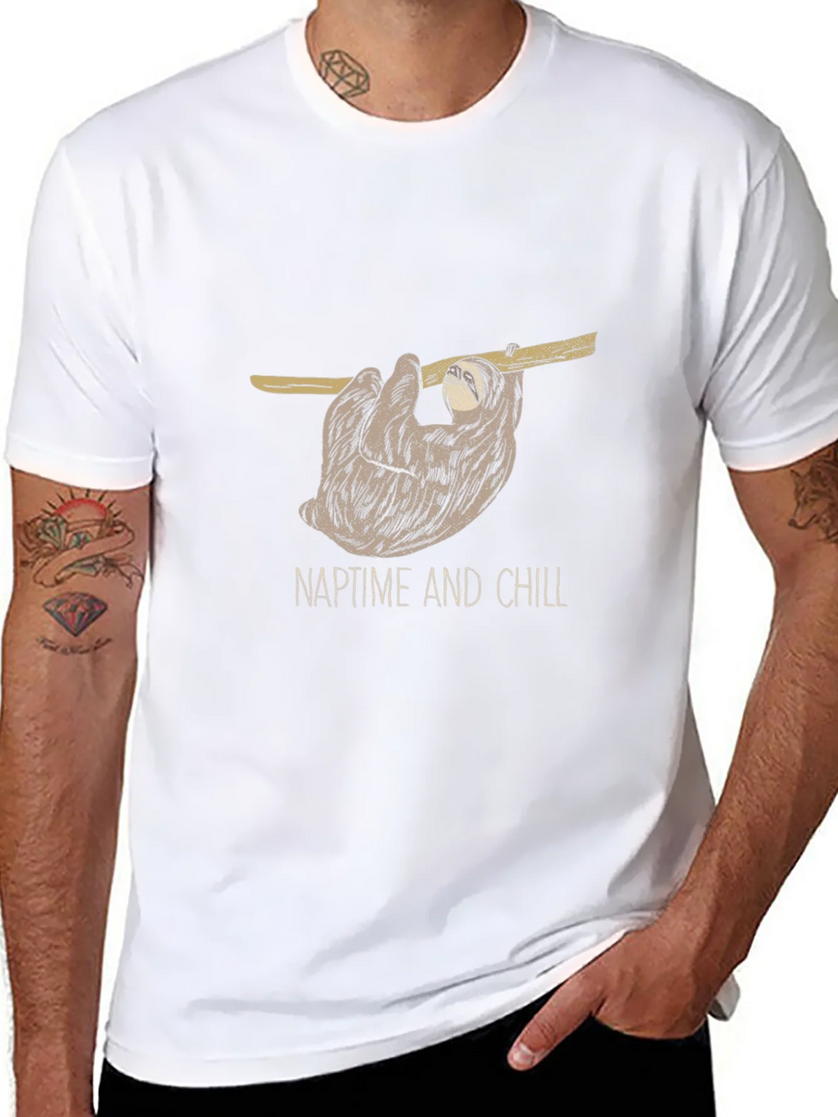 NaptTime And Chill Sloth Graphic T-Shirt product image 7