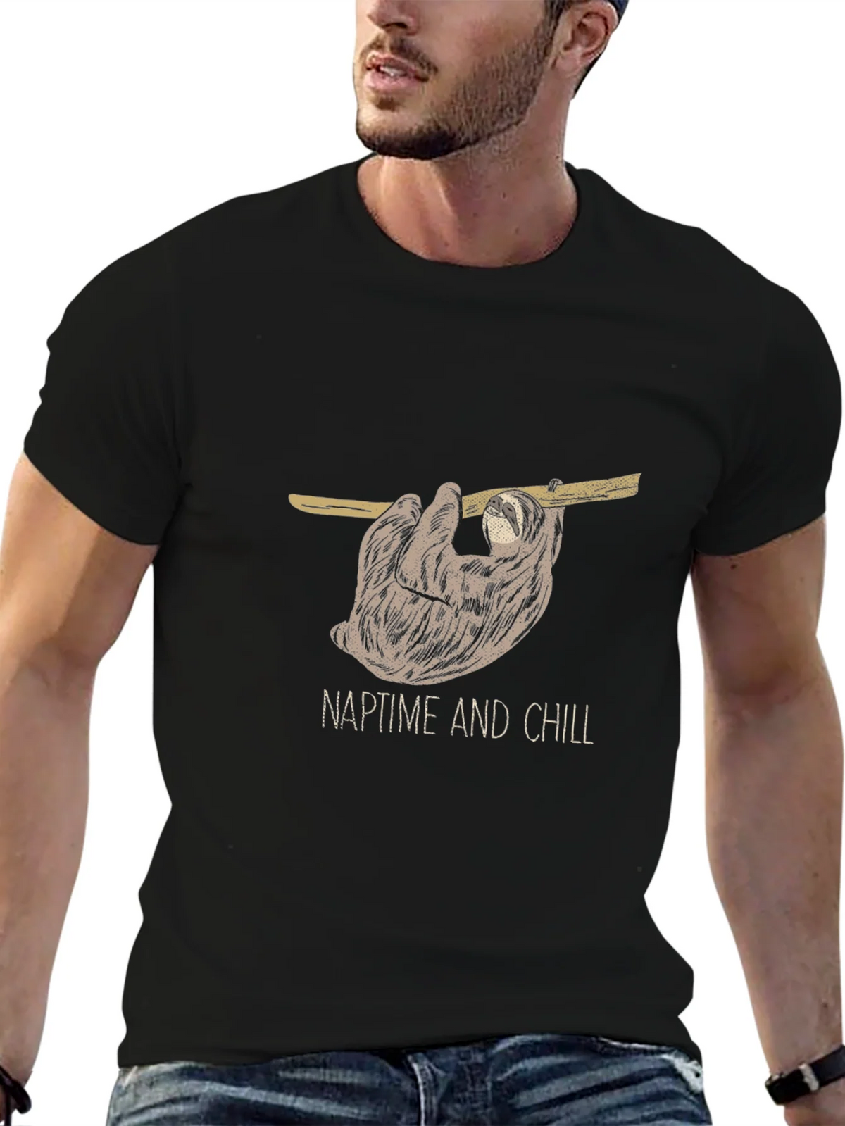 NaptTime And Chill Sloth Graphic T-Shirt product image 6