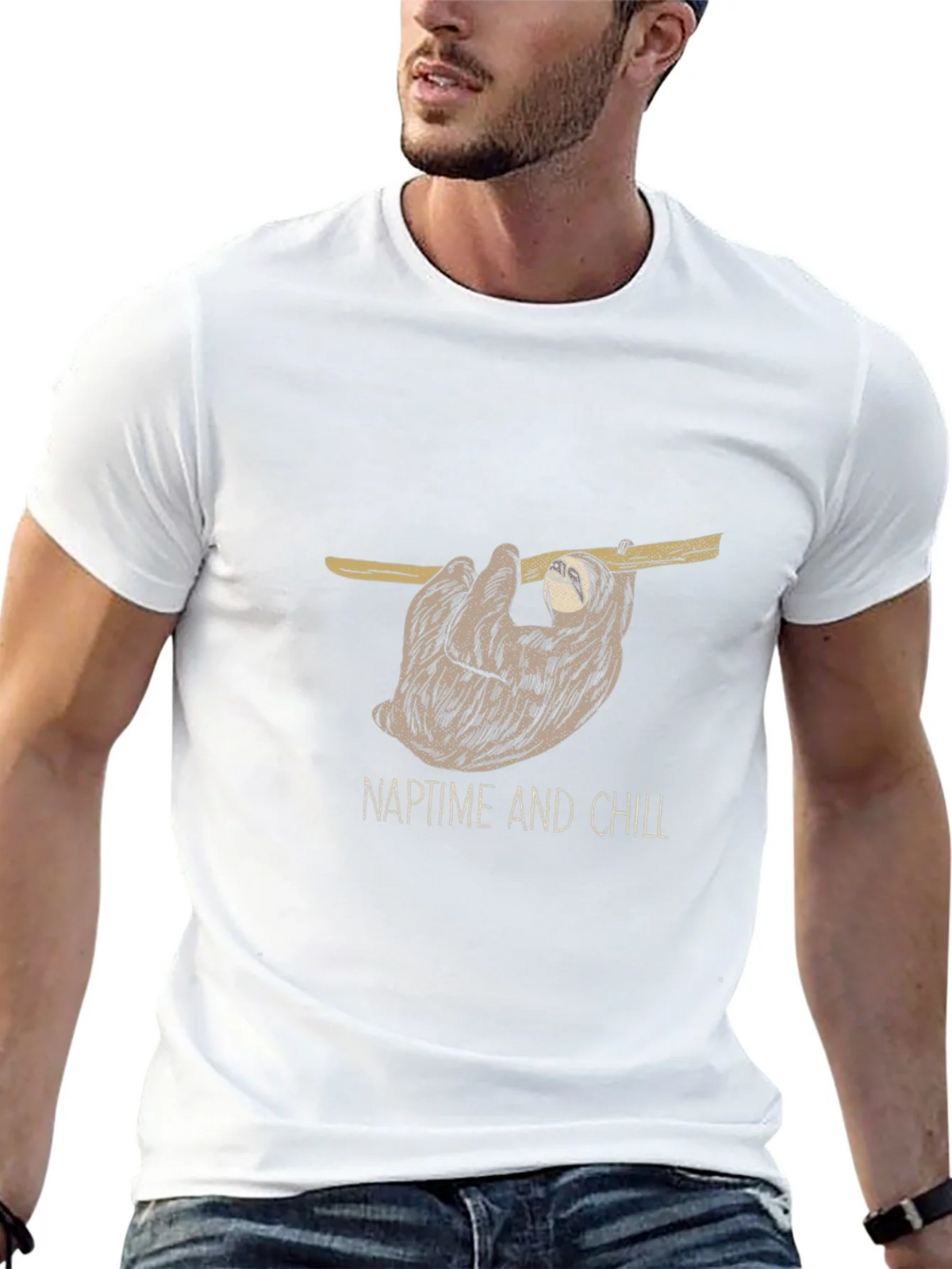 NaptTime And Chill Sloth Graphic T-Shirt product image 12