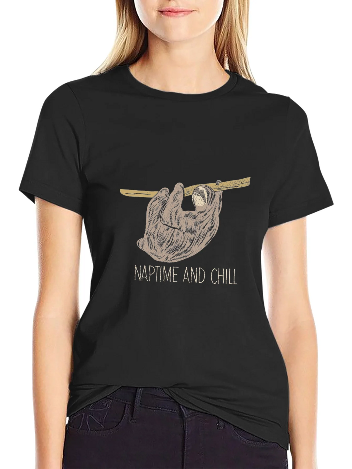 NaptTime And Chill Sloth Graphic T-Shirt product image 2