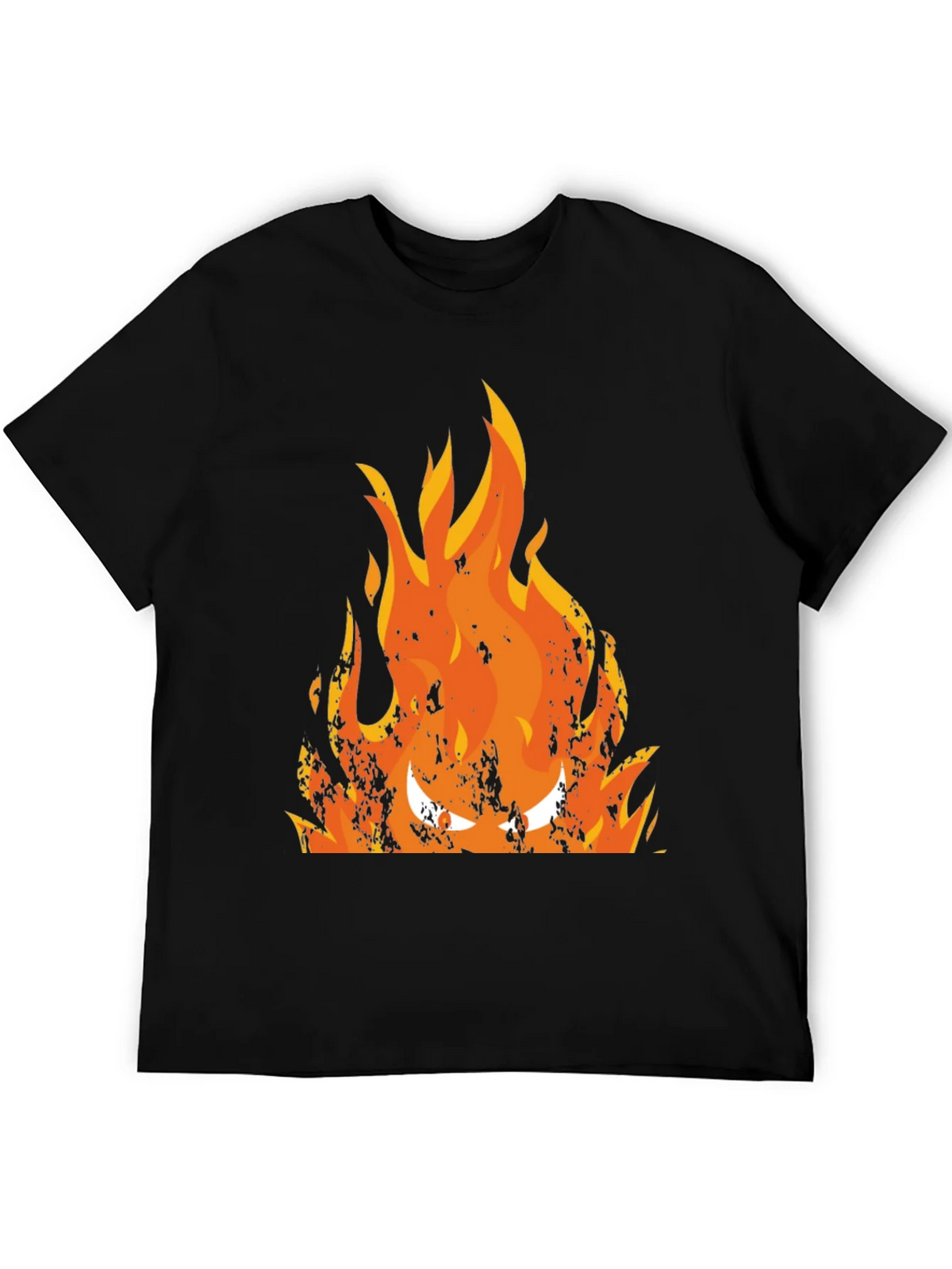 Fiery Inferno Graphic Tee - Mens Black T-Shirt product image 5