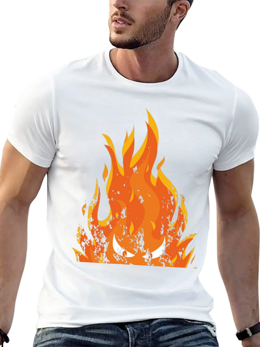 Fiery Inferno Graphic Tee - Mens Black T-Shirt product image 12