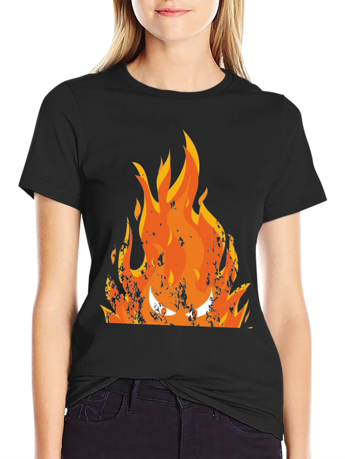 Fiery Inferno Graphic Tee - Mens Black T-Shirt product image 2