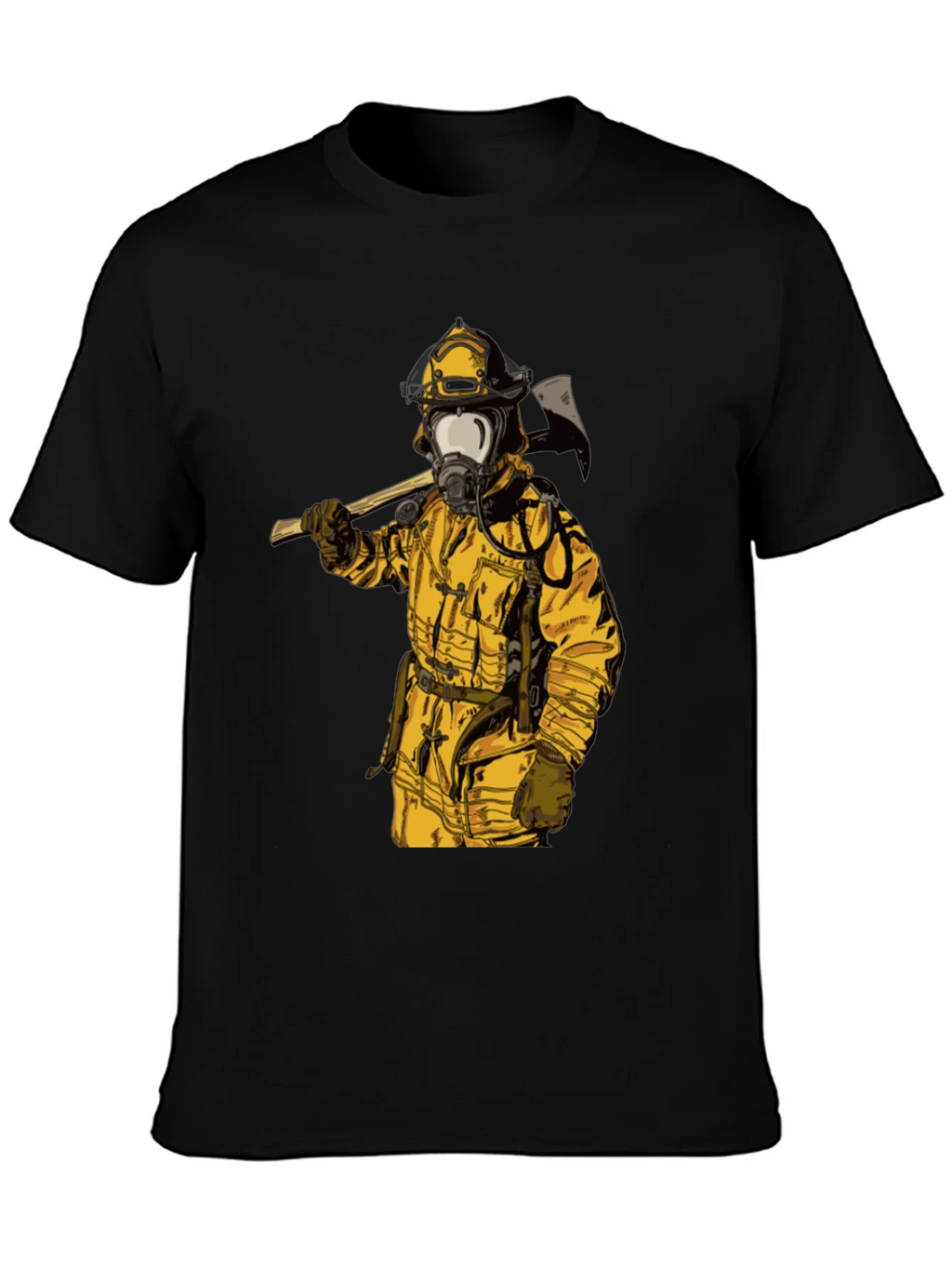 Firefighter Axe T-Shirt - Bold Graphic Tee product image 3