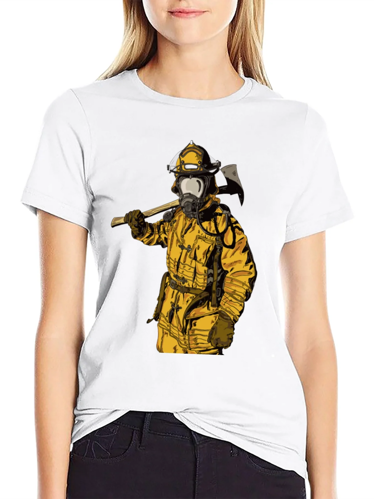 Firefighter Axe T-Shirt - Bold Graphic Tee product image 8