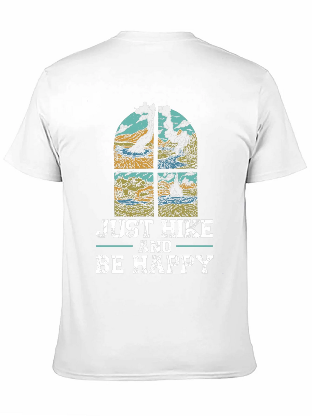 Just Hike & Be Happy T-Shirt - Nature Lovers Tee product image 10