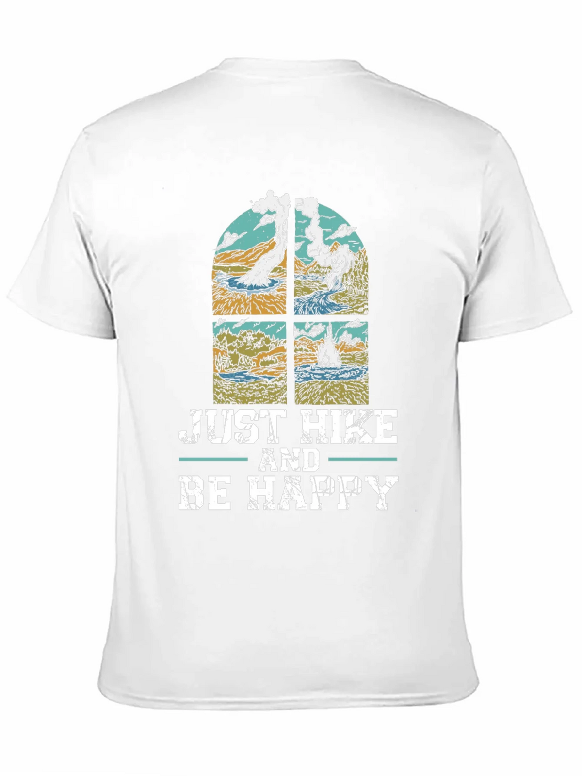 Just Hike & Be Happy T-Shirt - Nature Lovers Tee product image 10