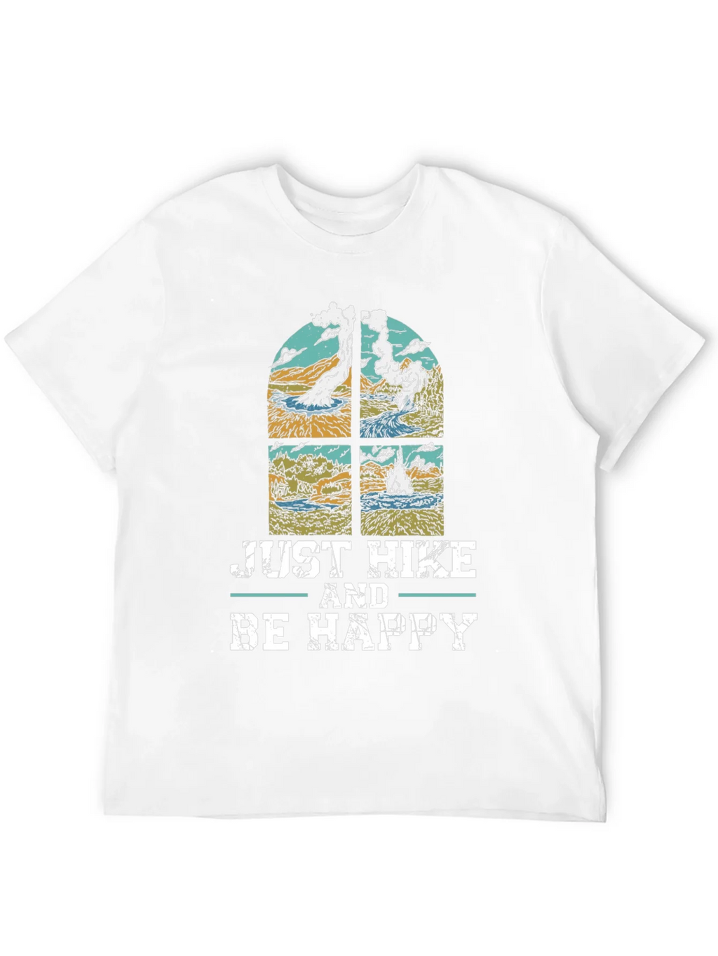 Just Hike & Be Happy T-Shirt - Nature Lovers Tee product image 11