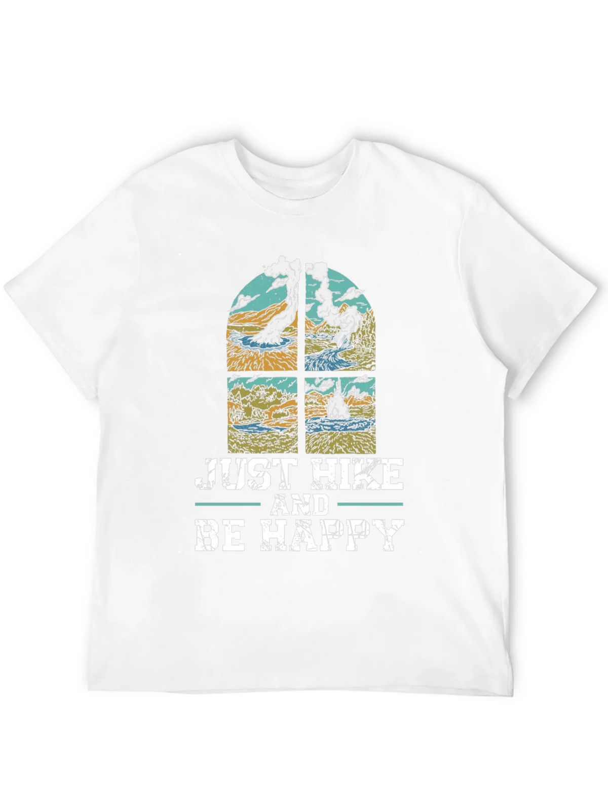Just Hike & Be Happy T-Shirt - Nature Lovers Tee product image 11