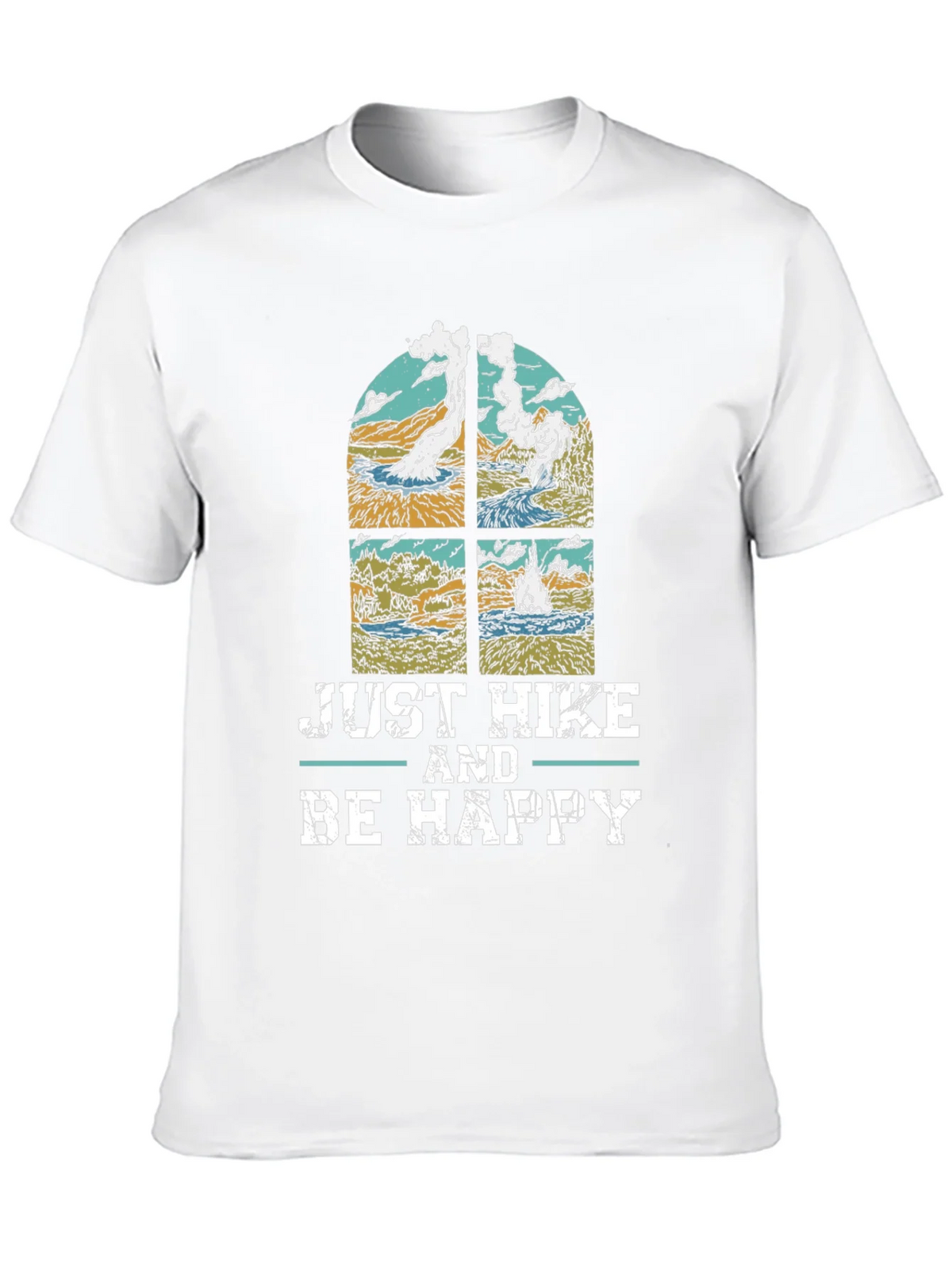 Just Hike & Be Happy T-Shirt - Nature Lovers Tee product image 9