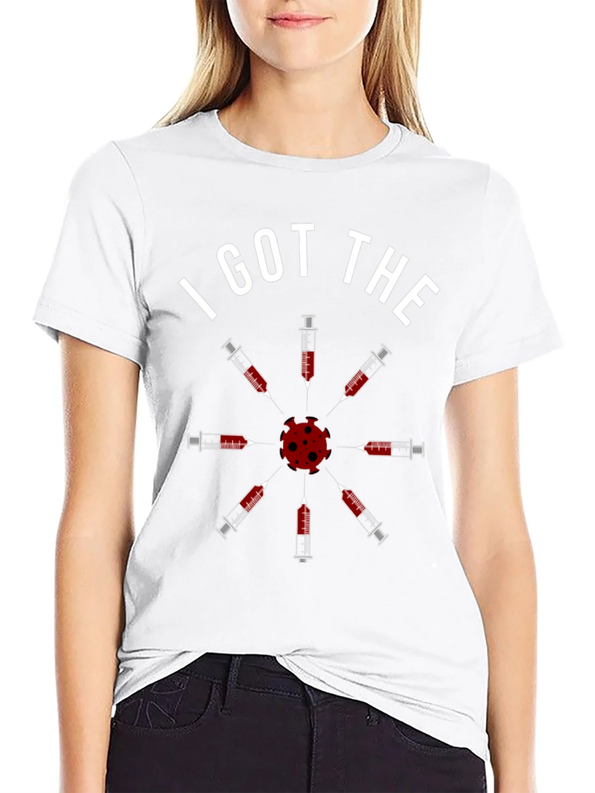 I Got The Vaccine T-Shirt - Novelty Virus Humor Tee product image 7