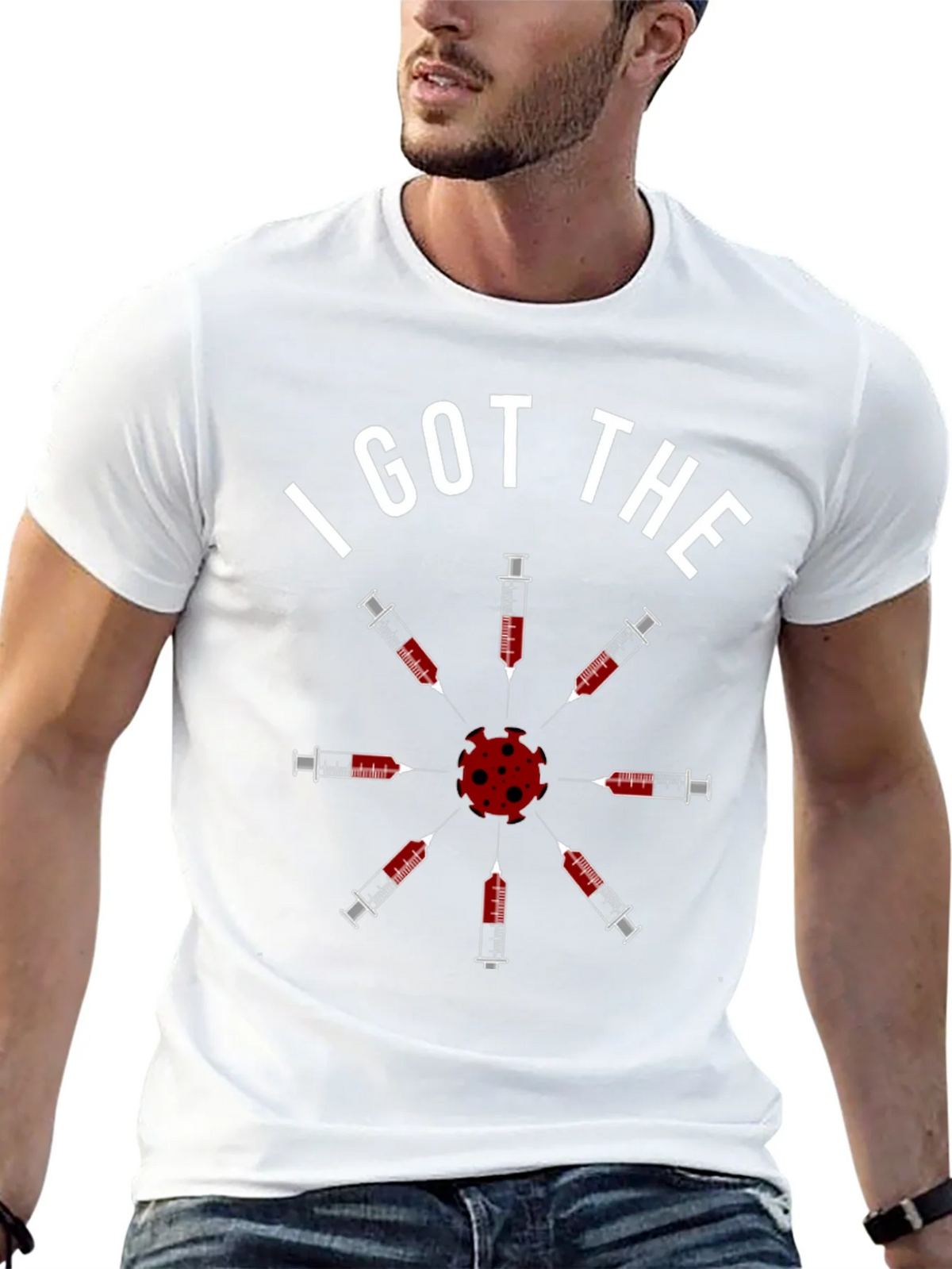 I Got The Vaccine T-Shirt - Novelty Virus Humor Tee product image 10