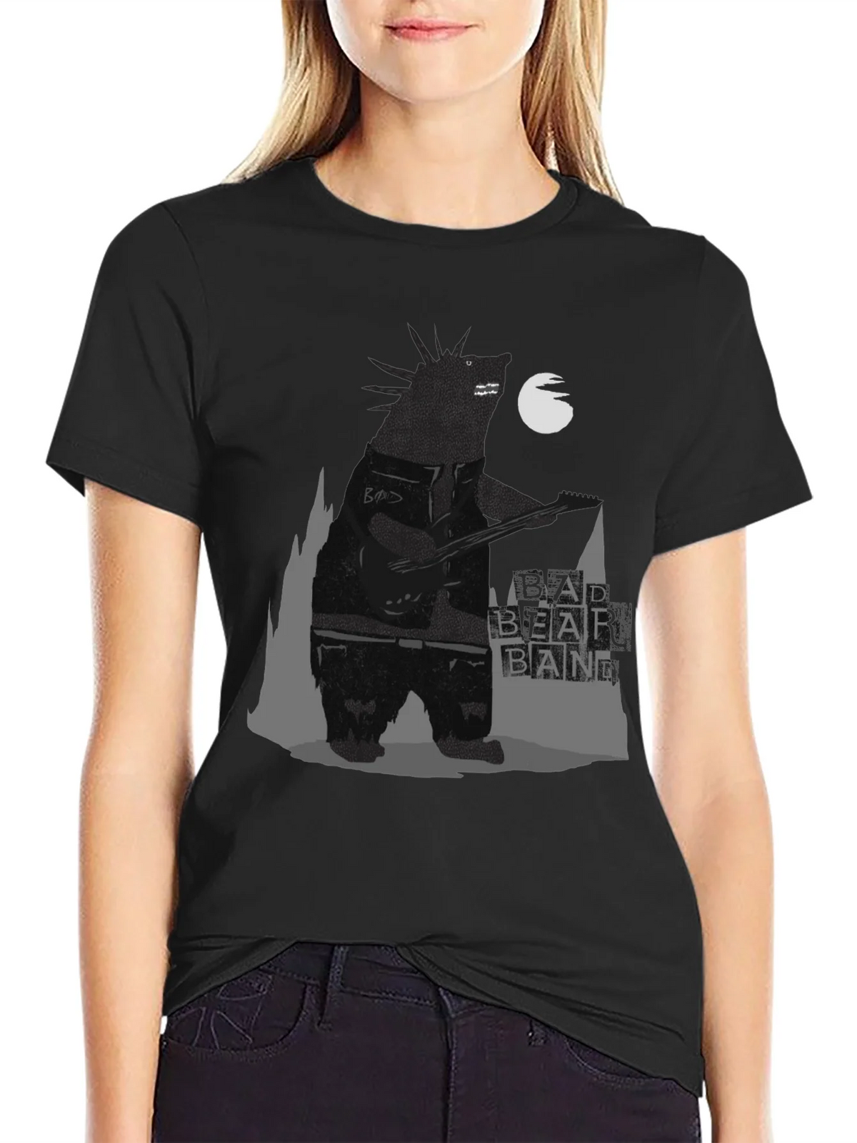 Bad Bear Band Graphic Tee - Black product image 2