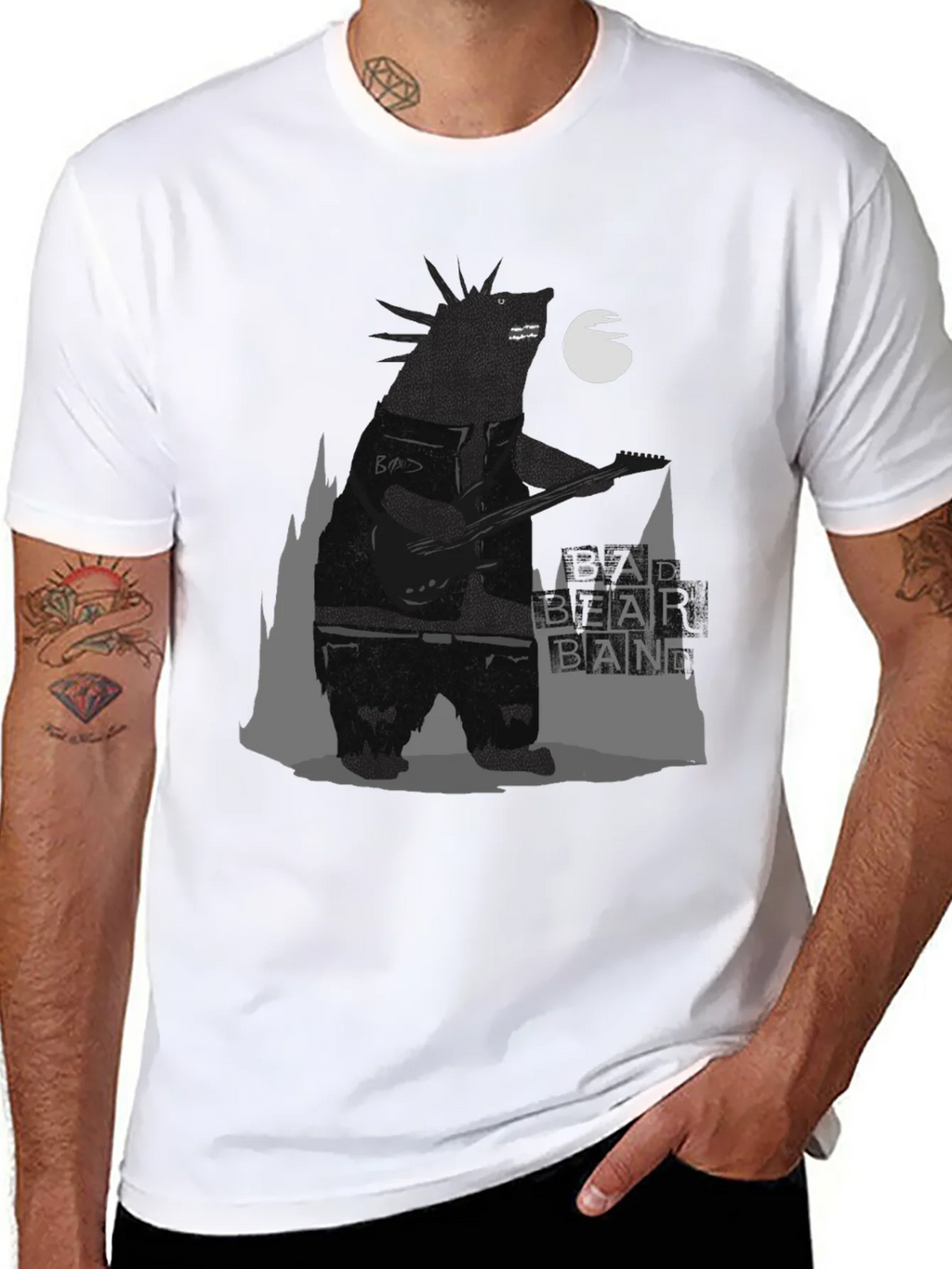 Bad Bear Band Graphic Tee - Black product image 7