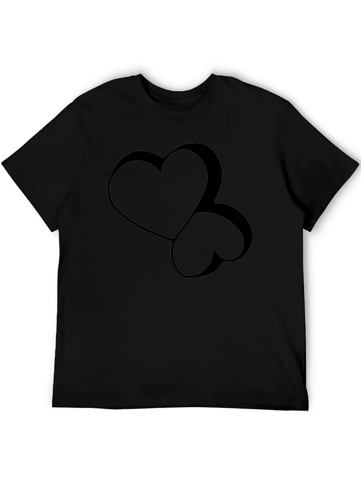 Stylish Black Heart Graphic Tee - Modern Casual Wear product image 5