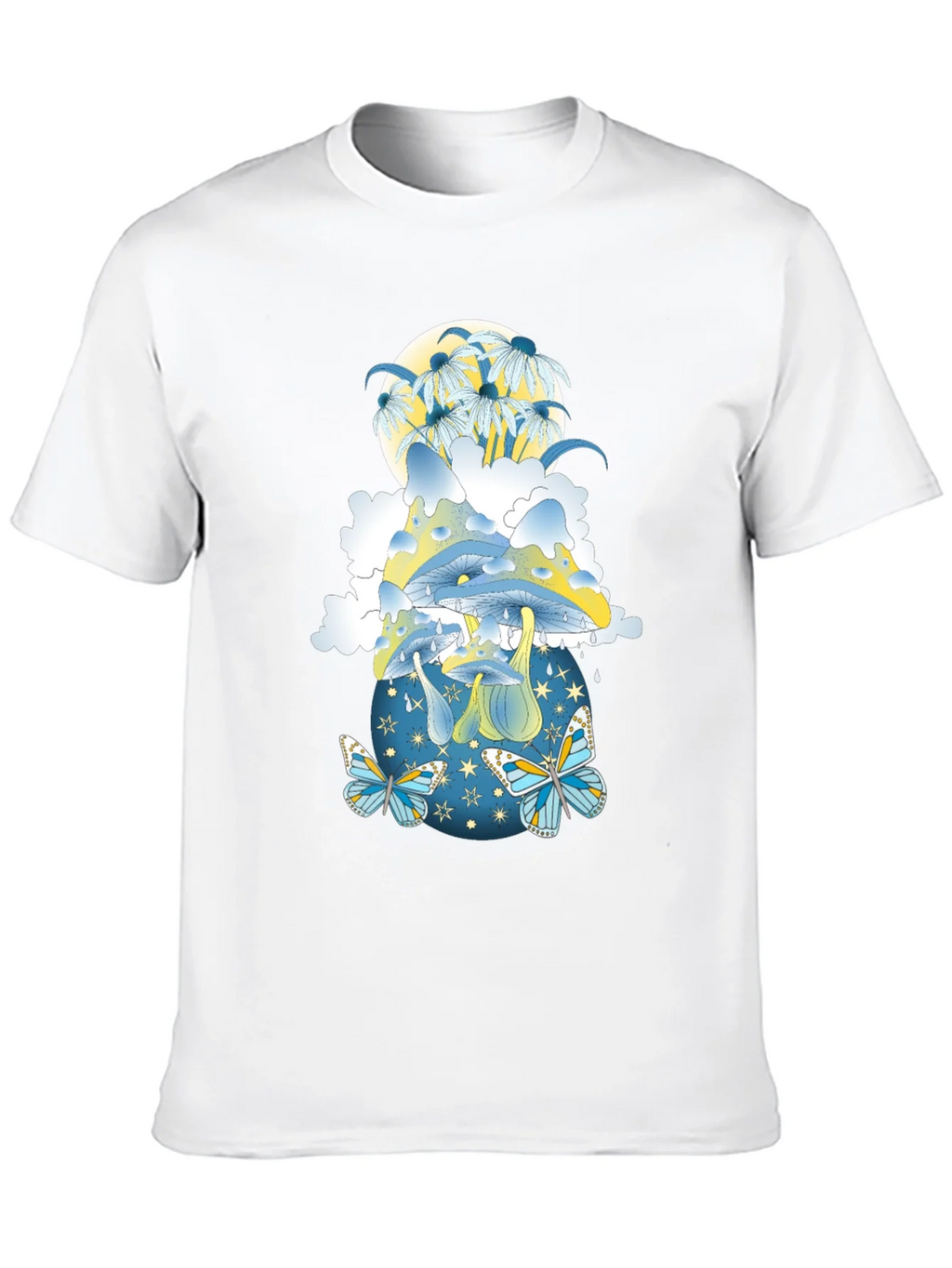 Mystical Mushroom & Butterfly Graphic Tee product image 9