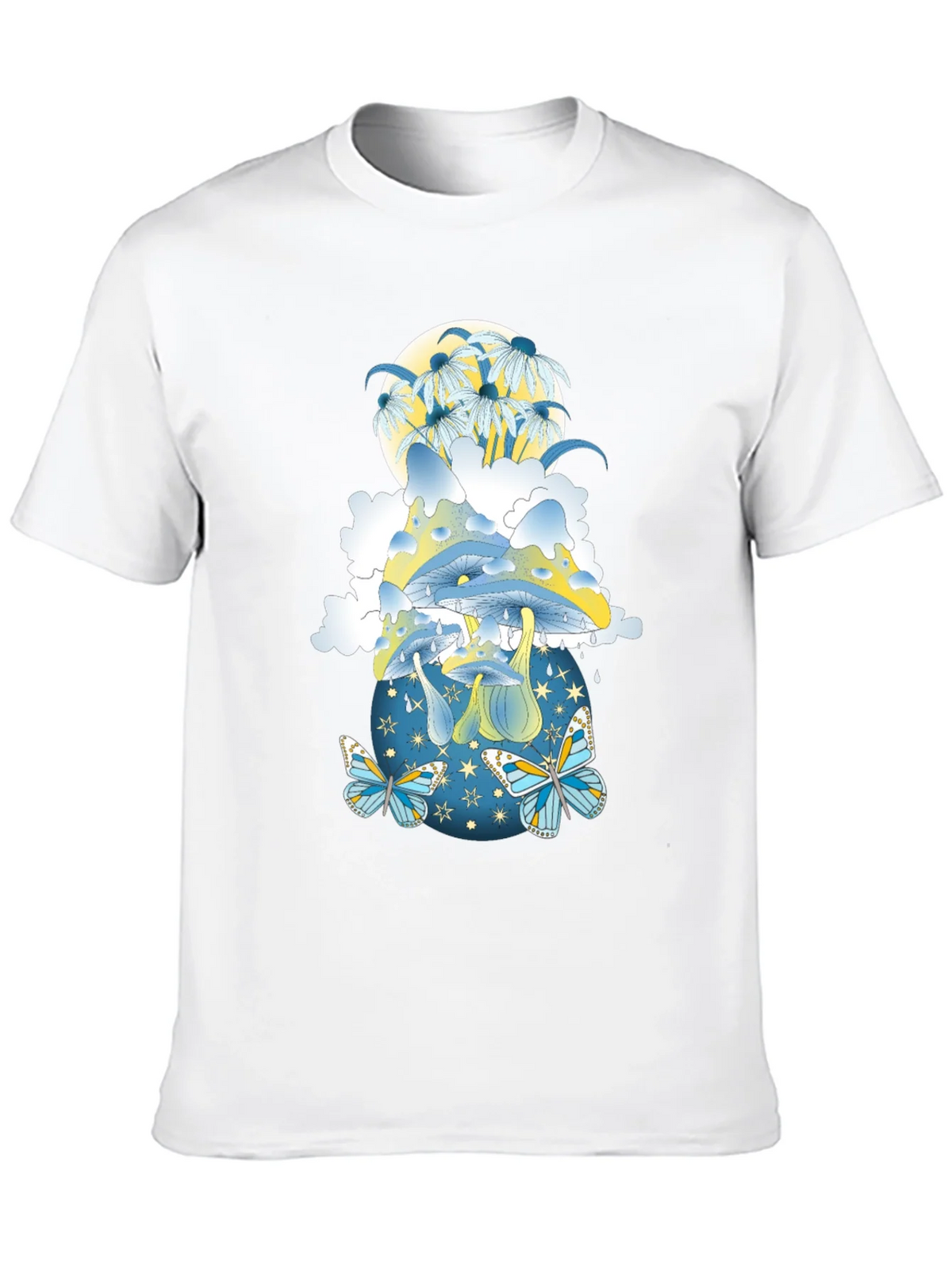 Mystical Mushroom & Butterfly Graphic Tee product image 9