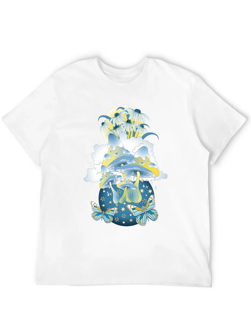 Mystical Mushroom & Butterfly Graphic Tee product image 11