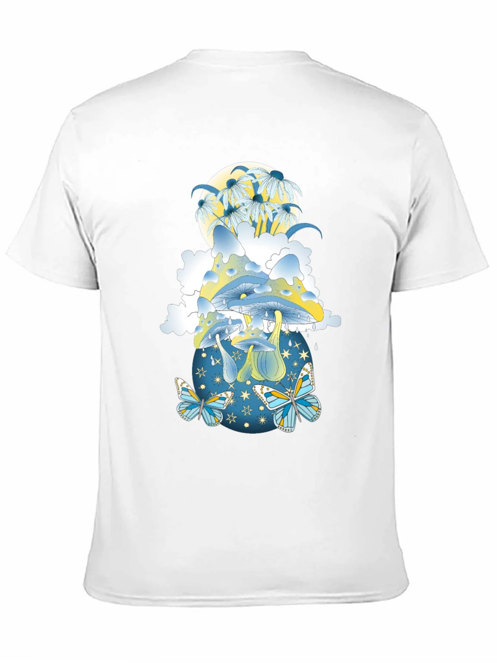 Mystical Mushroom & Butterfly Graphic Tee product image 10