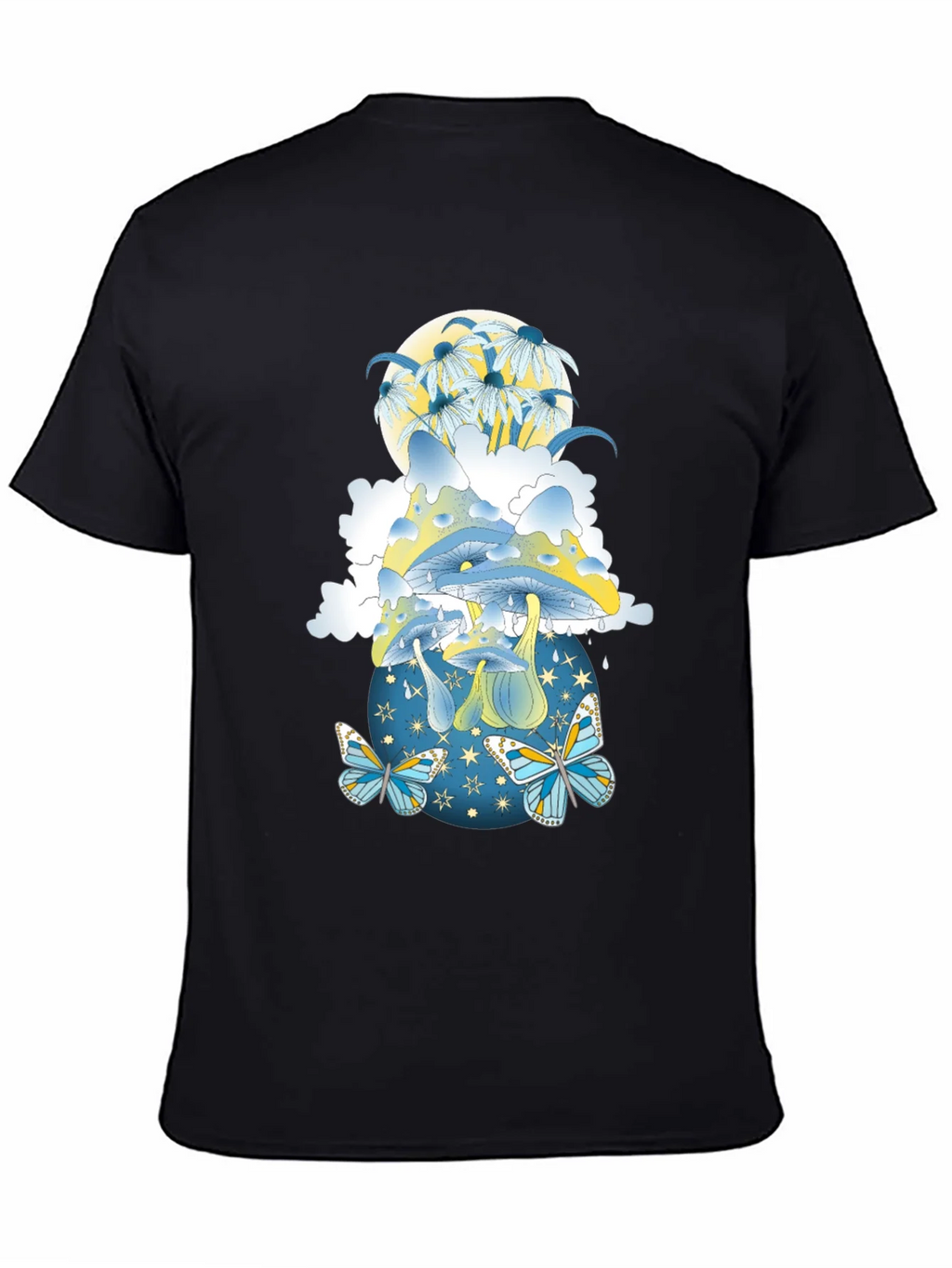 Mystical Mushroom & Butterfly Graphic Tee product image 4