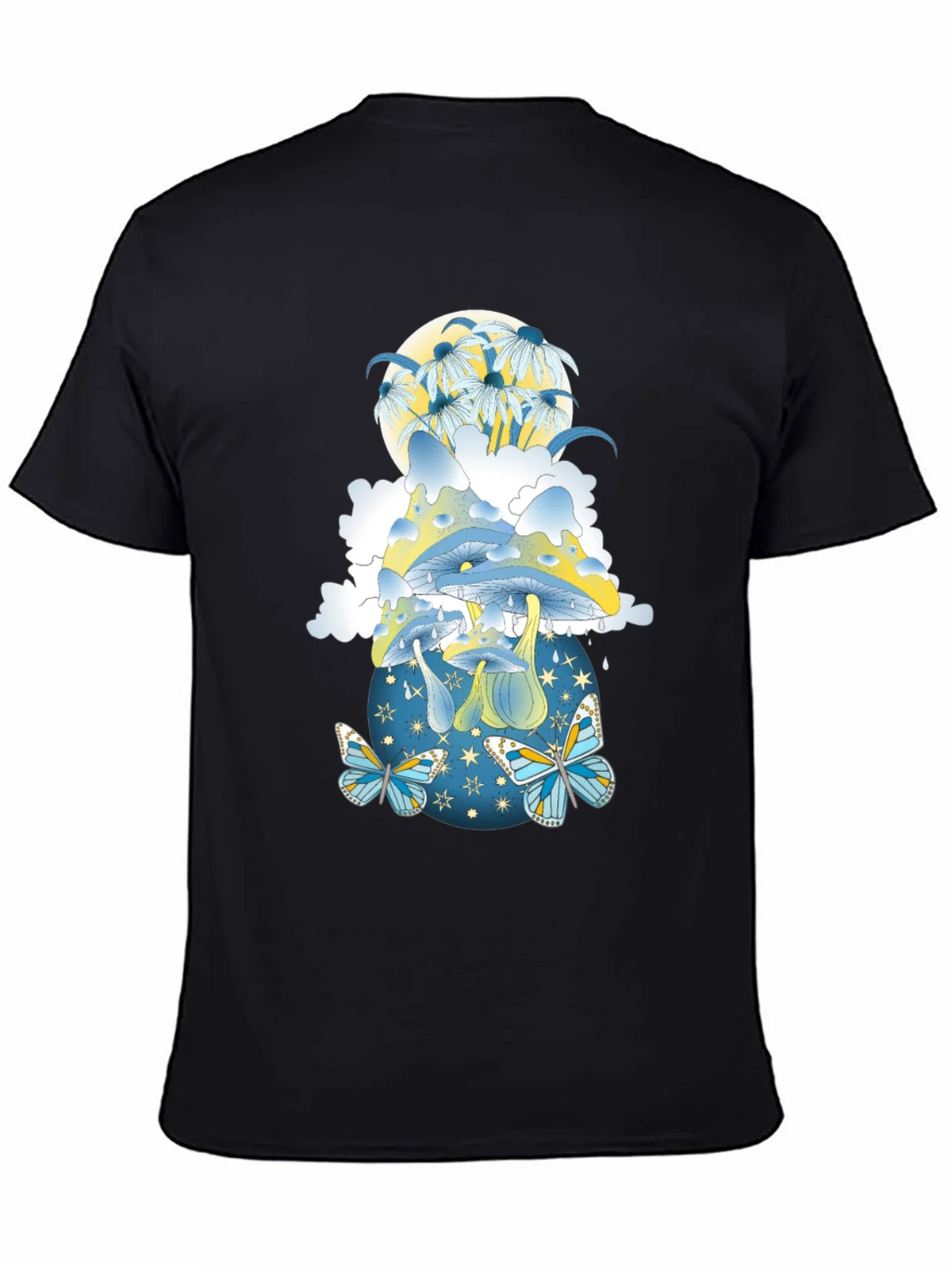 Mystical Mushroom & Butterfly Graphic Tee product image 4