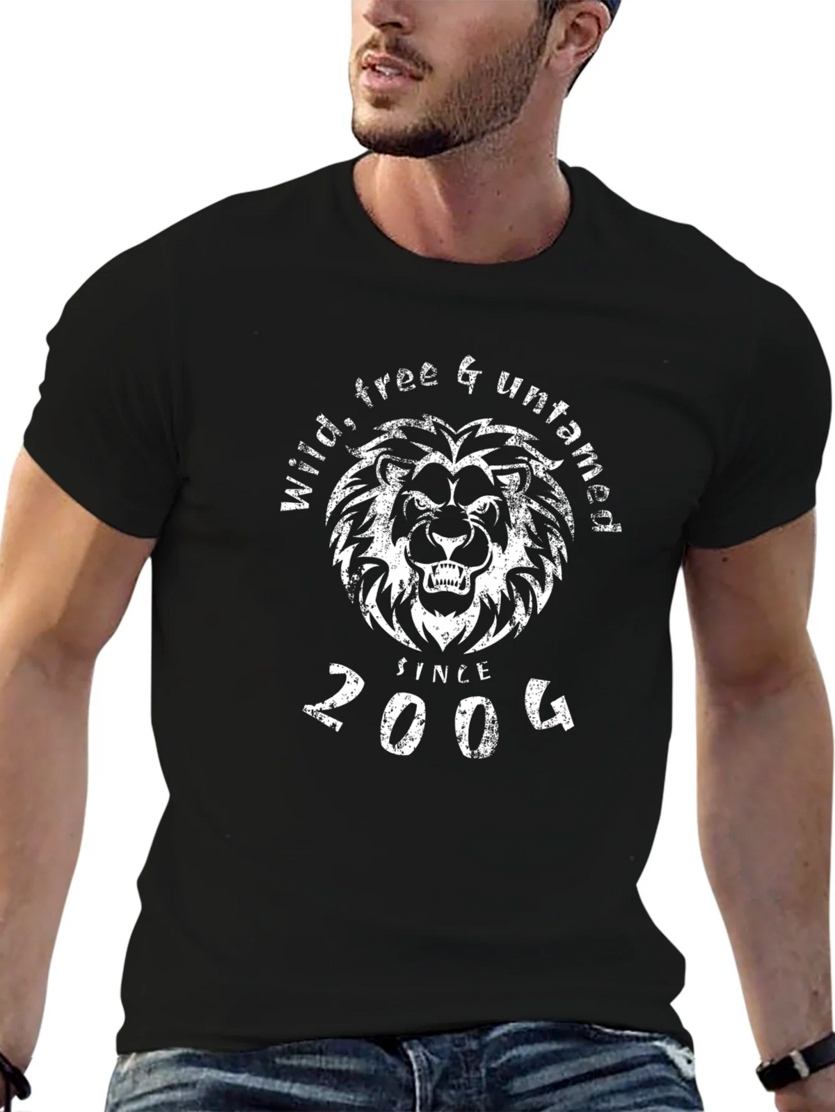 Wild & Untamed Lion Graphic Tee - Since 2004 product image 5