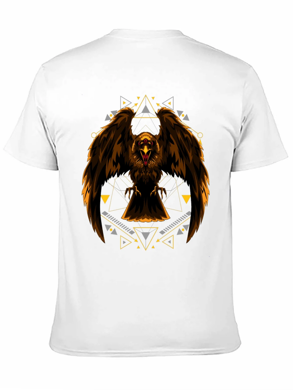 Eagle Geometric Print Black T-Shirt product image 8