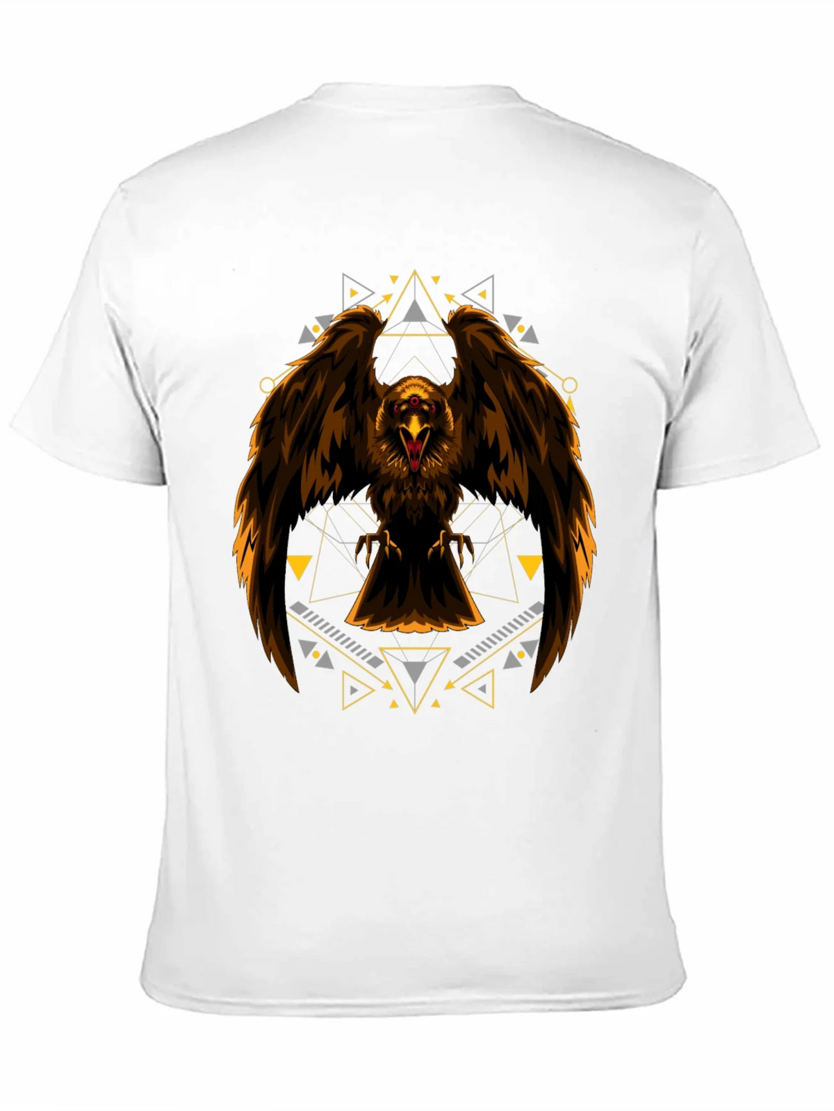Eagle Geometric Print Black T-Shirt product image 8