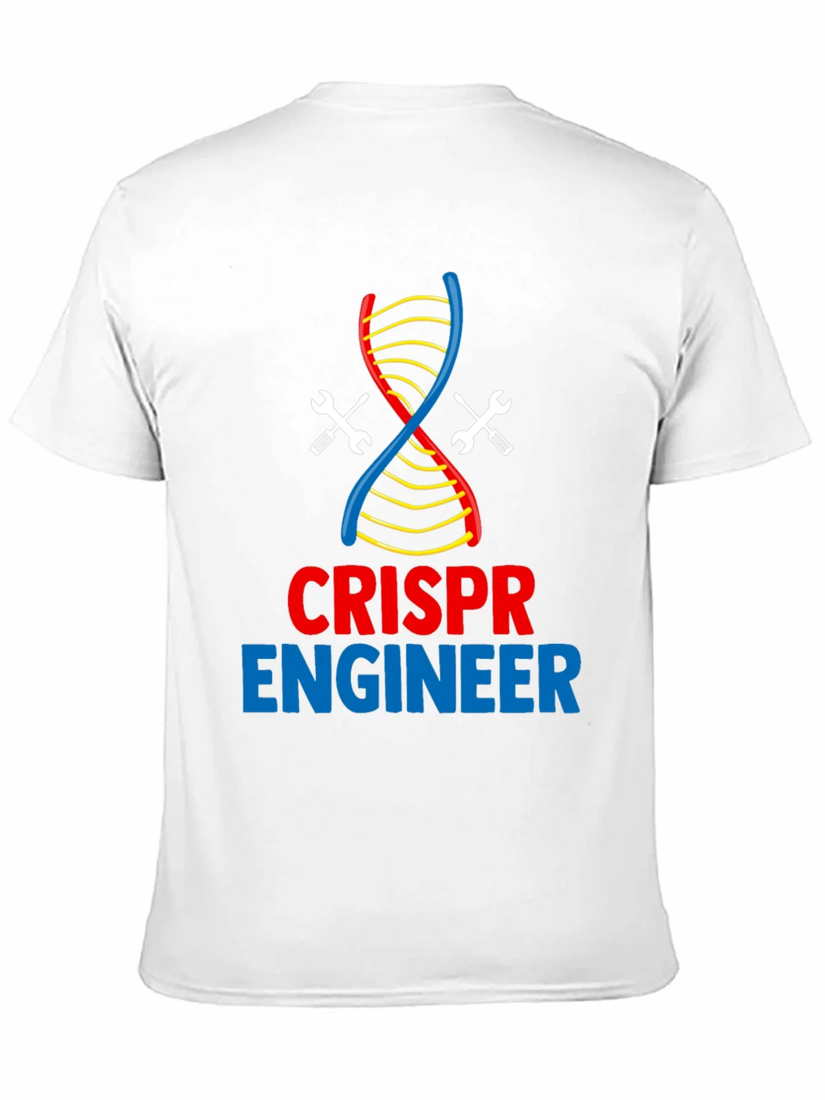 CRISPR Engineer T-Shirt - DNA & Wrench Design product image 8