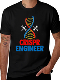 CRISPR Engineer T-Shirt - DNA & Wrench Design product image 1