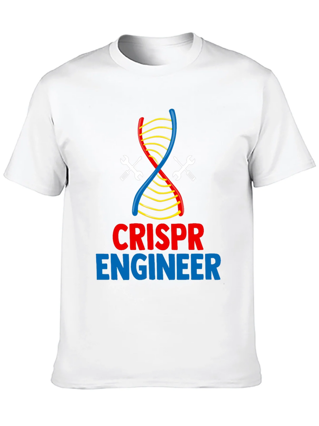 CRISPR Engineer T-Shirt - DNA & Wrench Design product image 7