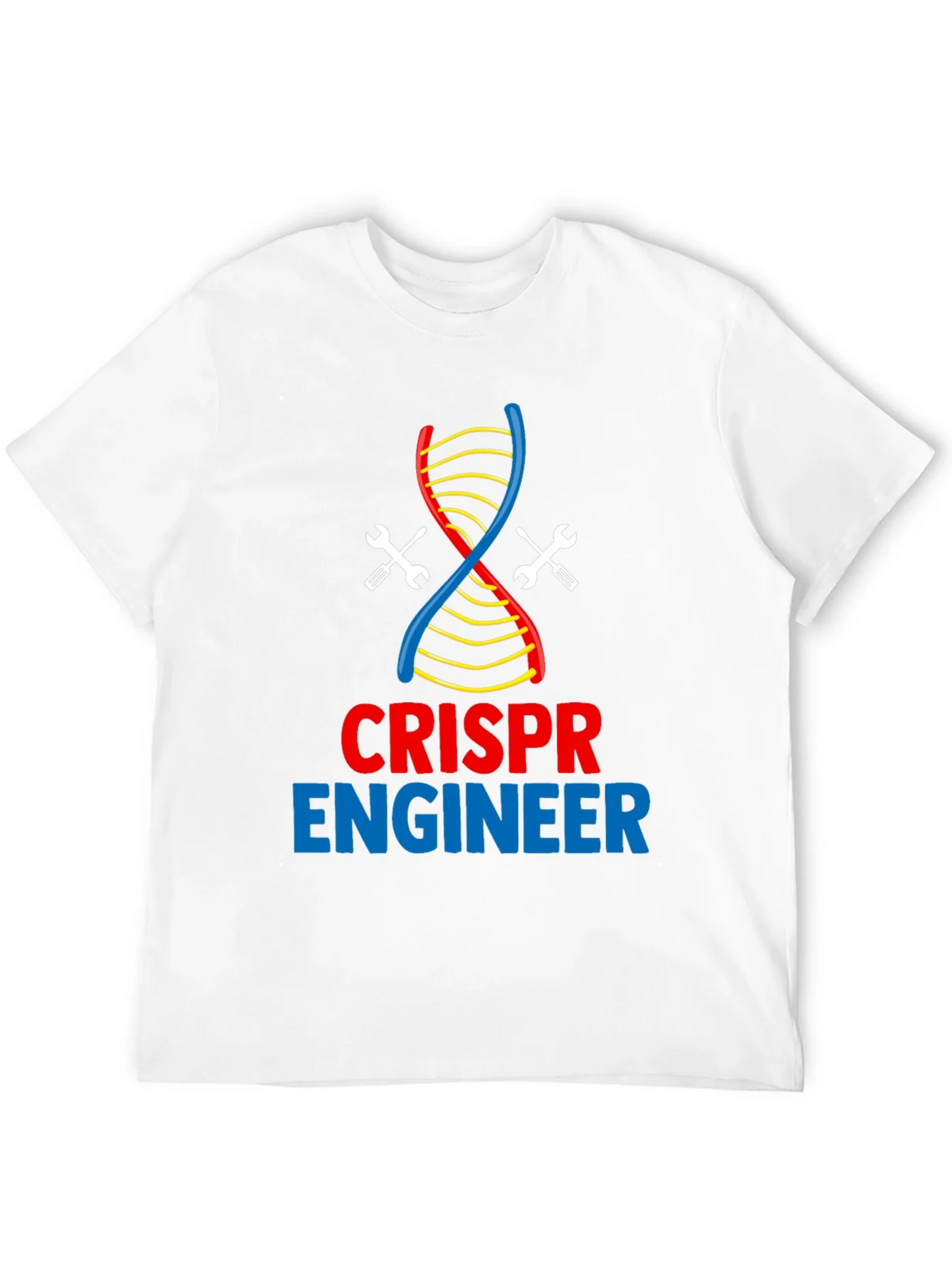 CRISPR Engineer T-Shirt - DNA & Wrench Design product image 9