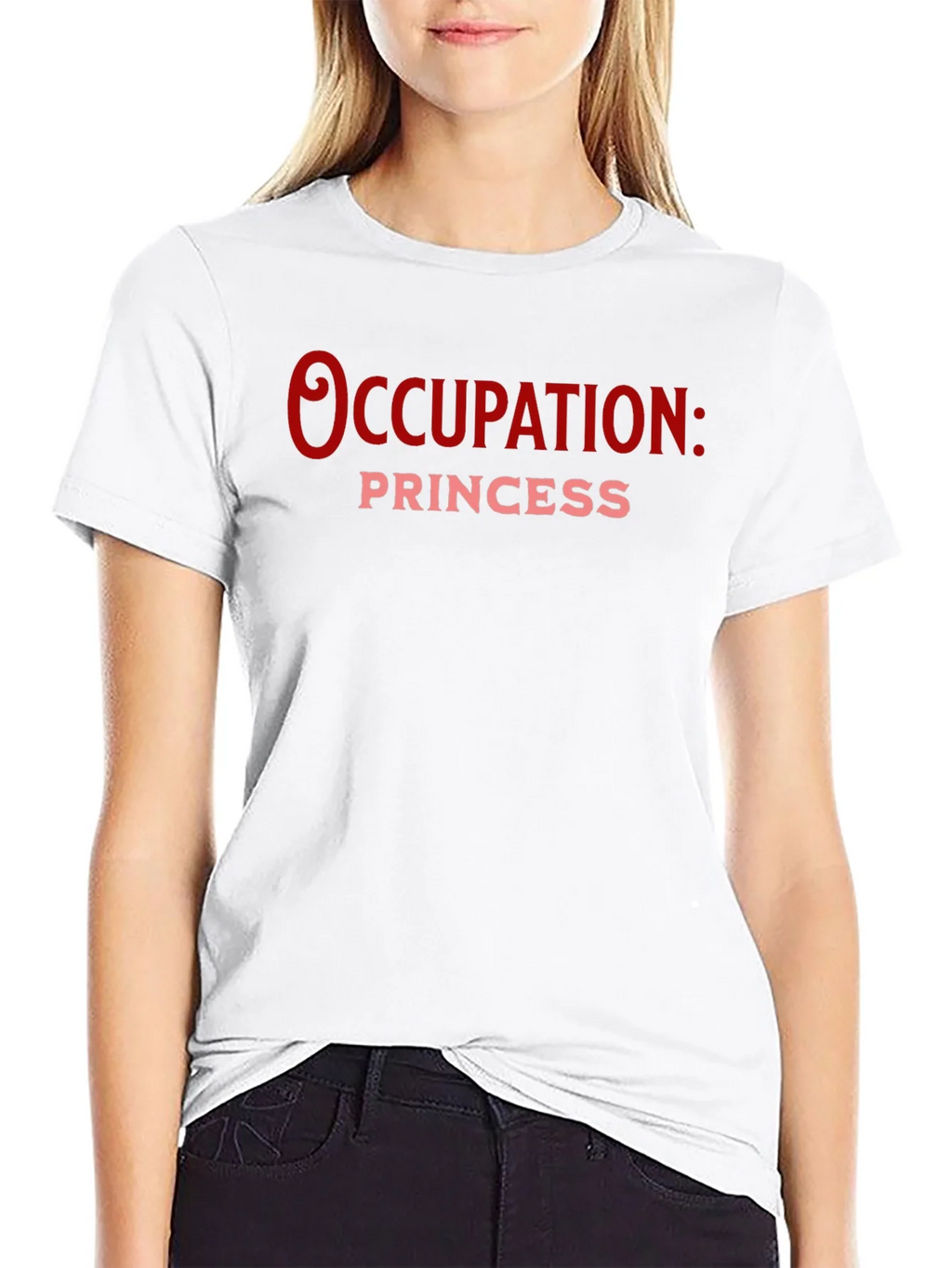 Occupation: Princess Black T-Shirt product image 5