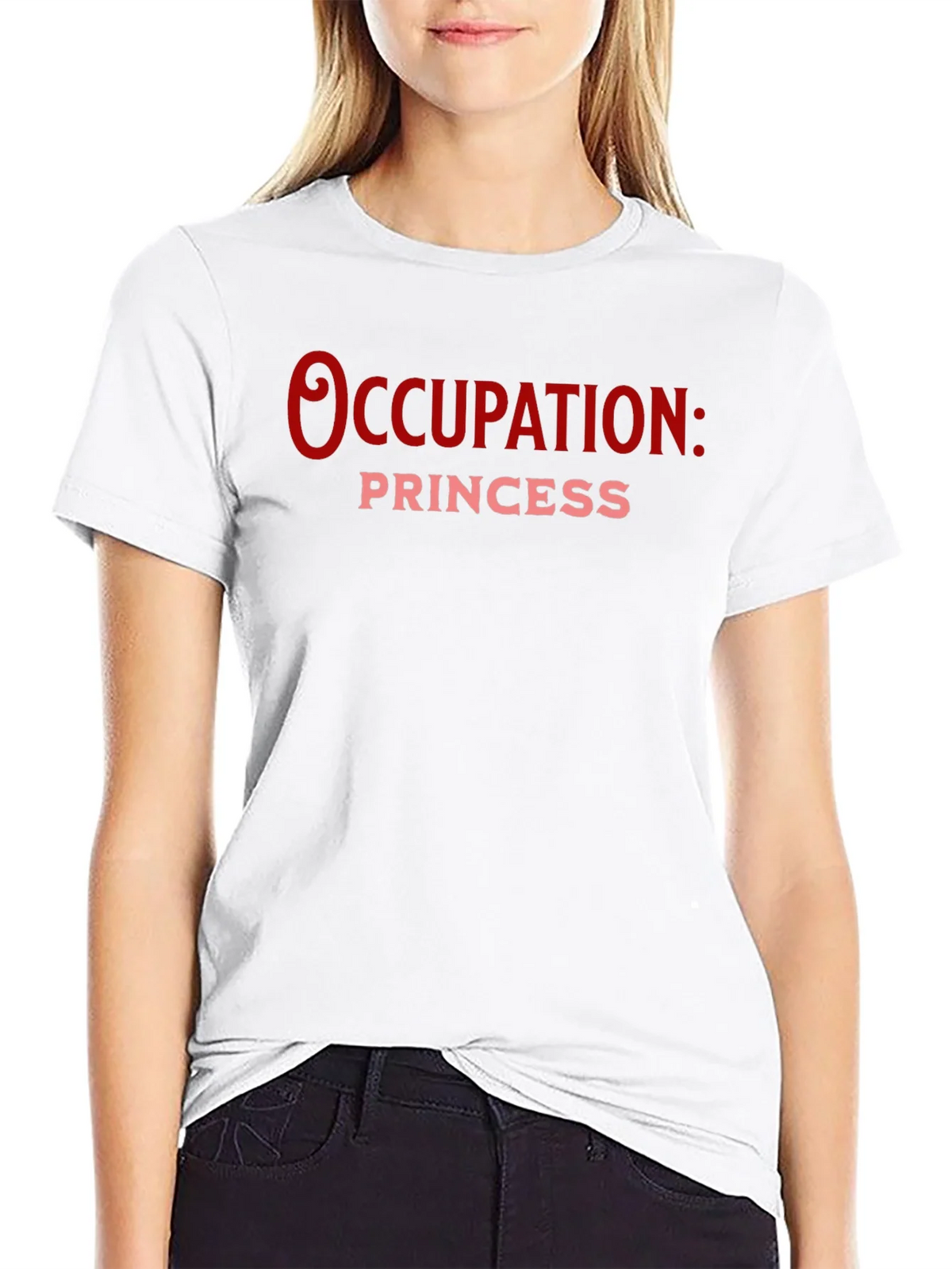 Occupation: Princess Black T-Shirt product image 5