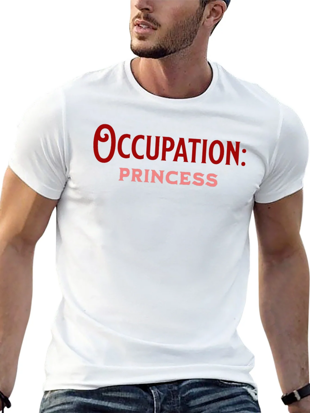 Occupation: Princess Black T-Shirt product image 9
