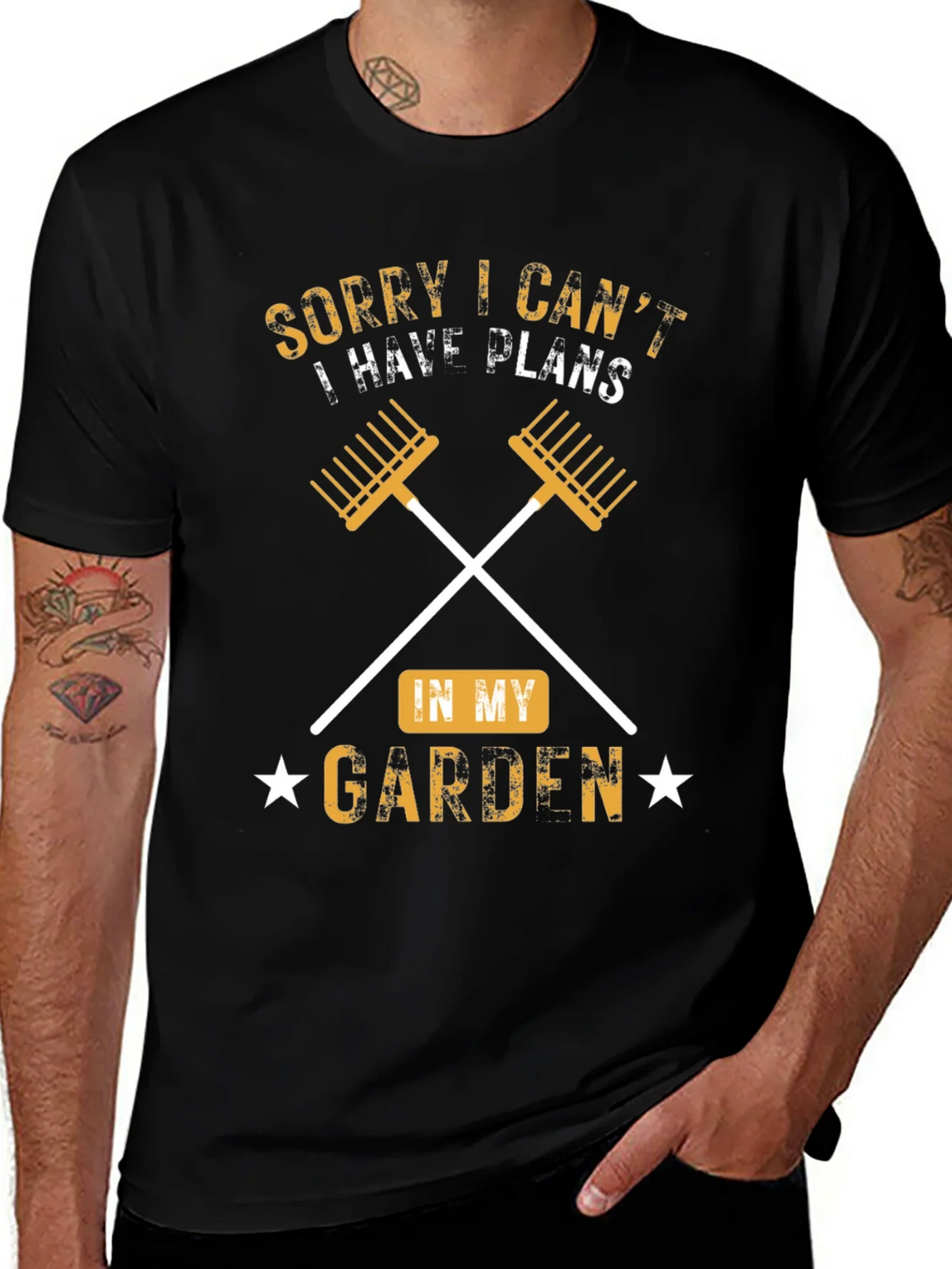 Gardeners Plans T-Shirt - Black product image 1