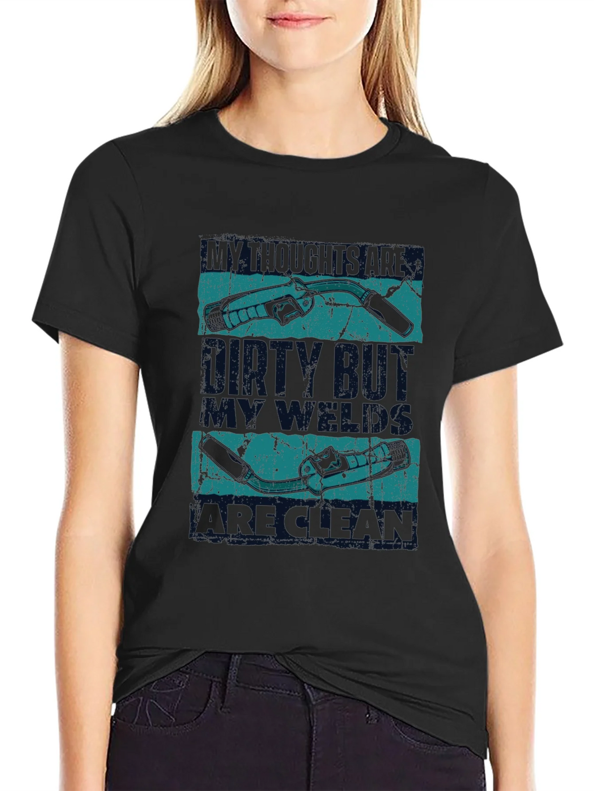 Welder T-Shirt: Dirty Mind Clean Welds product image 2