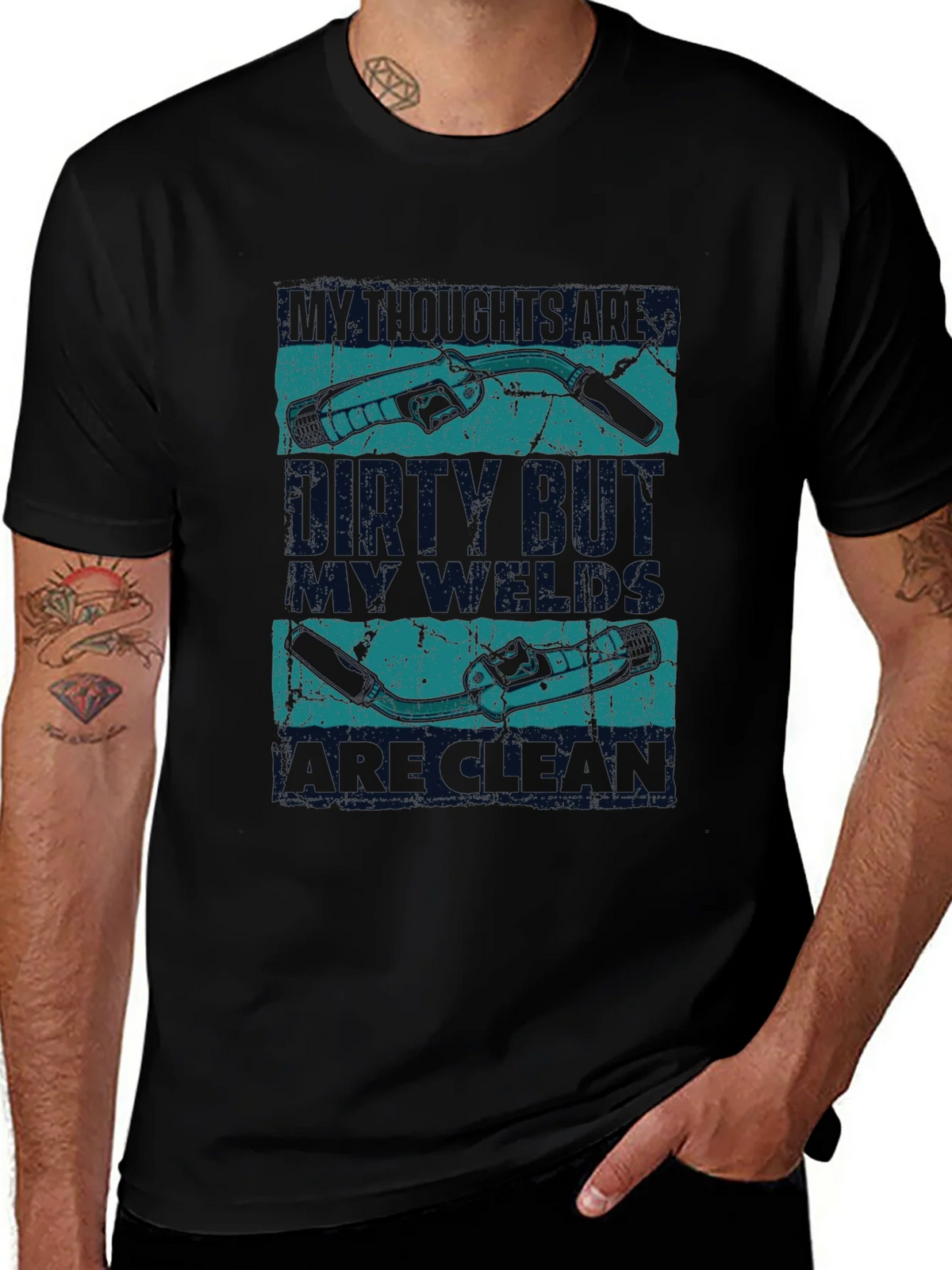 Welder T-Shirt: Dirty Mind Clean Welds product image 1