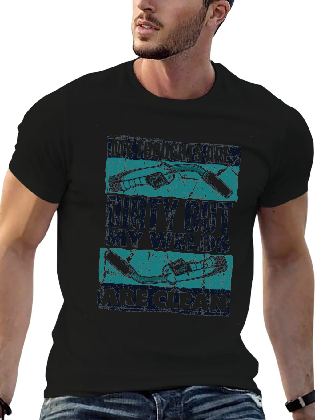 Welder T-Shirt: Dirty Mind Clean Welds product image 5