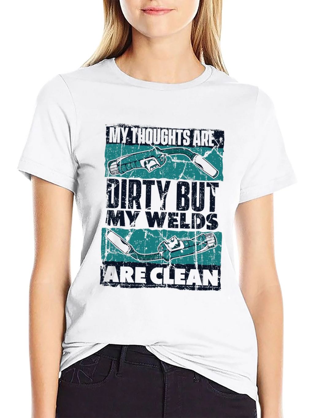 Welder T-Shirt: Dirty Mind Clean Welds product image 7