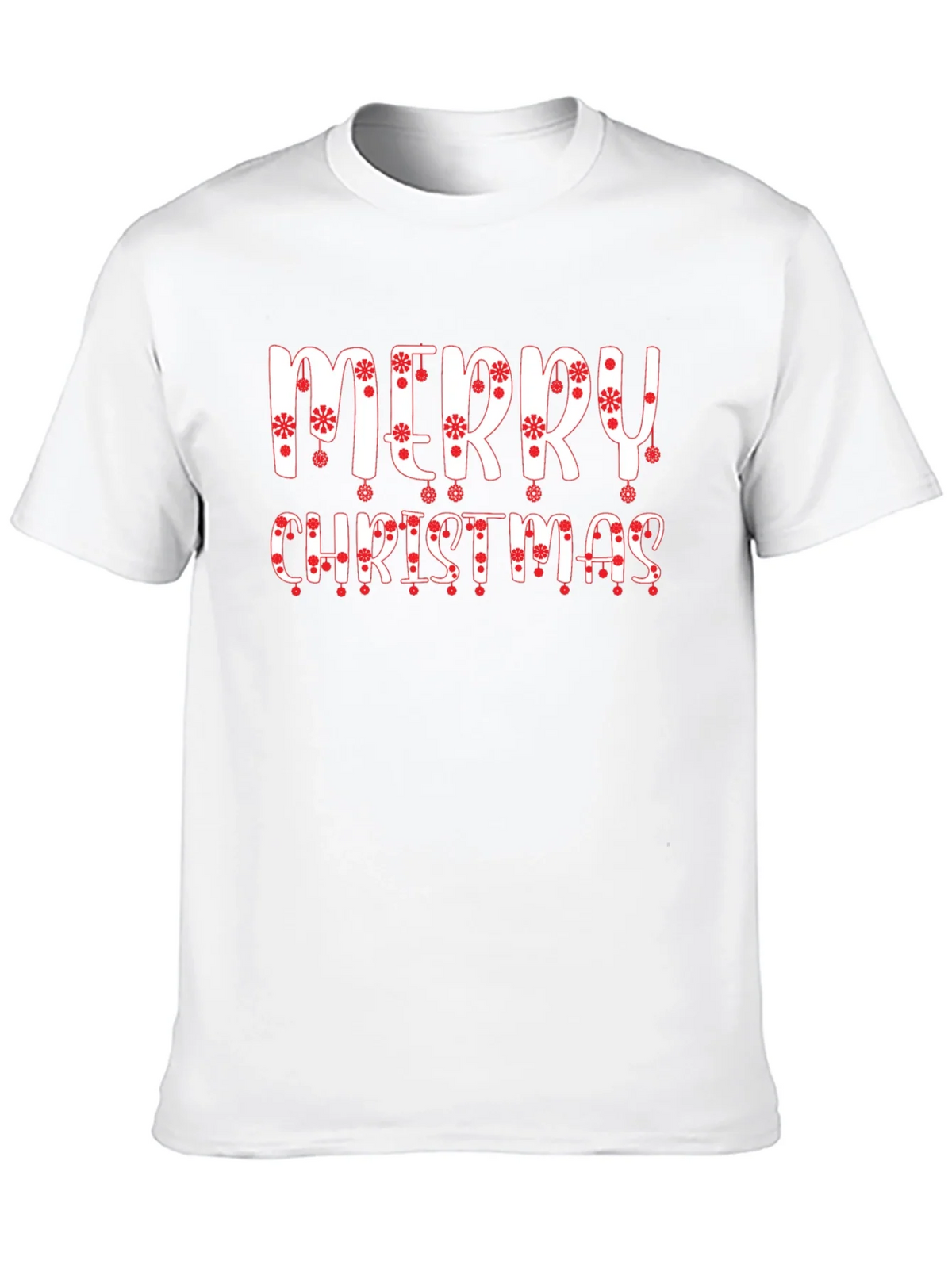Festive Merry Christmas Graphic Tee - Black product image 8