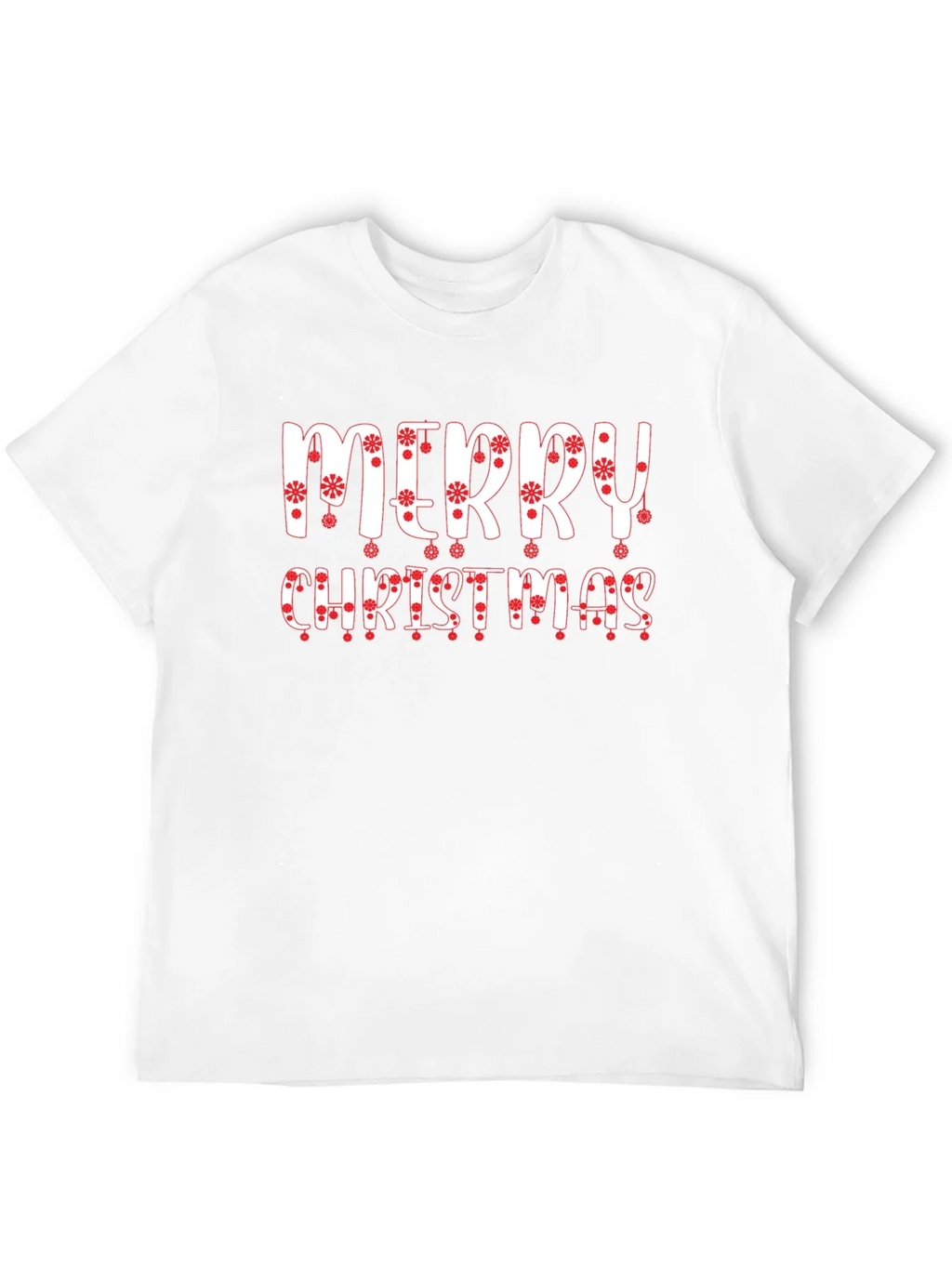 Festive Merry Christmas Graphic Tee - Black product image 10