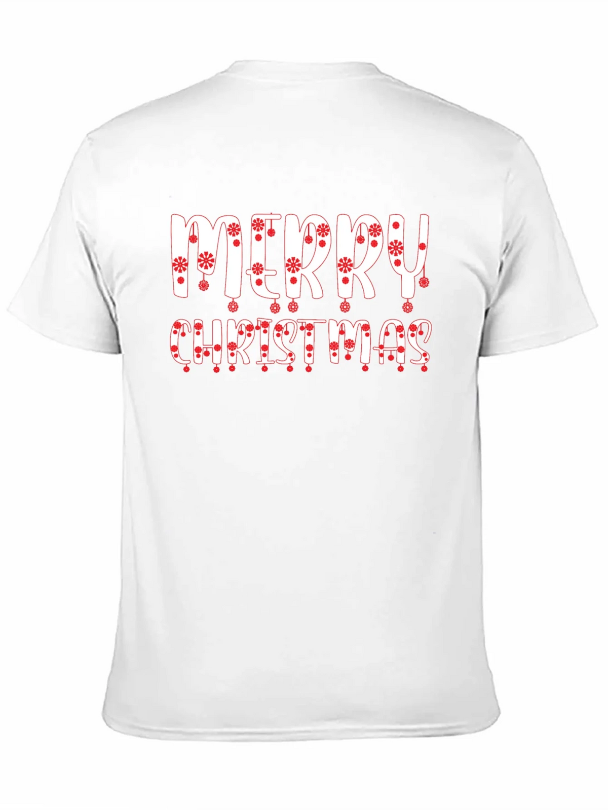 Festive Merry Christmas Graphic Tee - Black product image 9